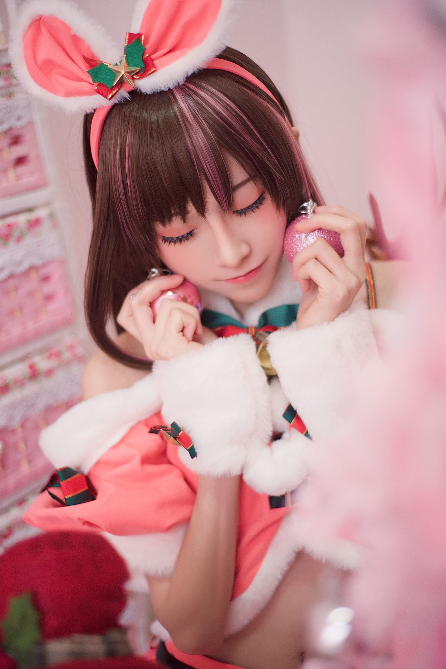 动漫博主Kitaro_绮太郎 圣诞节2 [20P] - 秀人网免费无水印在线套图写真