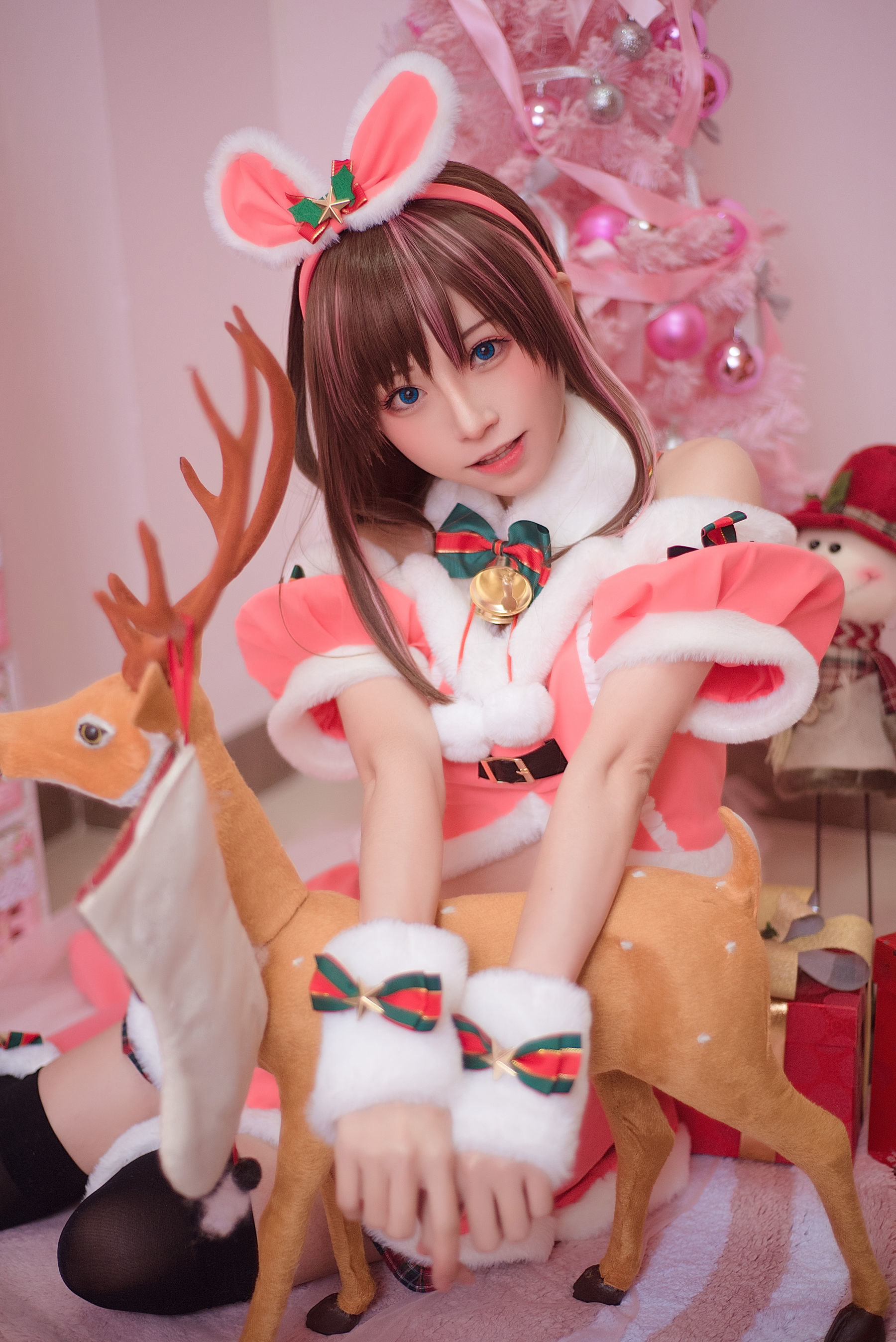 动漫博主Kitaro_绮太郎 圣诞节2 [20P] - 秀人网免费无水印在线套图写真