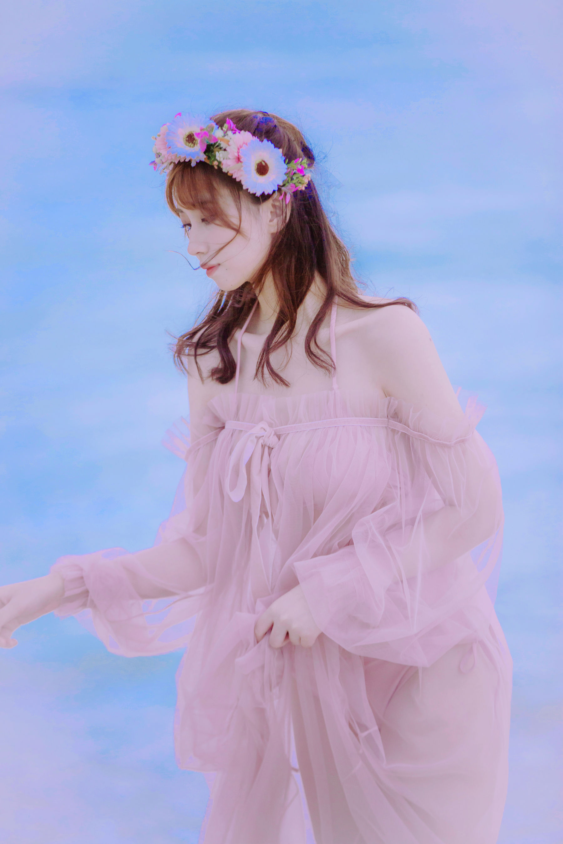 次元少女念雪ww – 白桃汽水 [42P] - 秀人网免费无水印在线套图写真