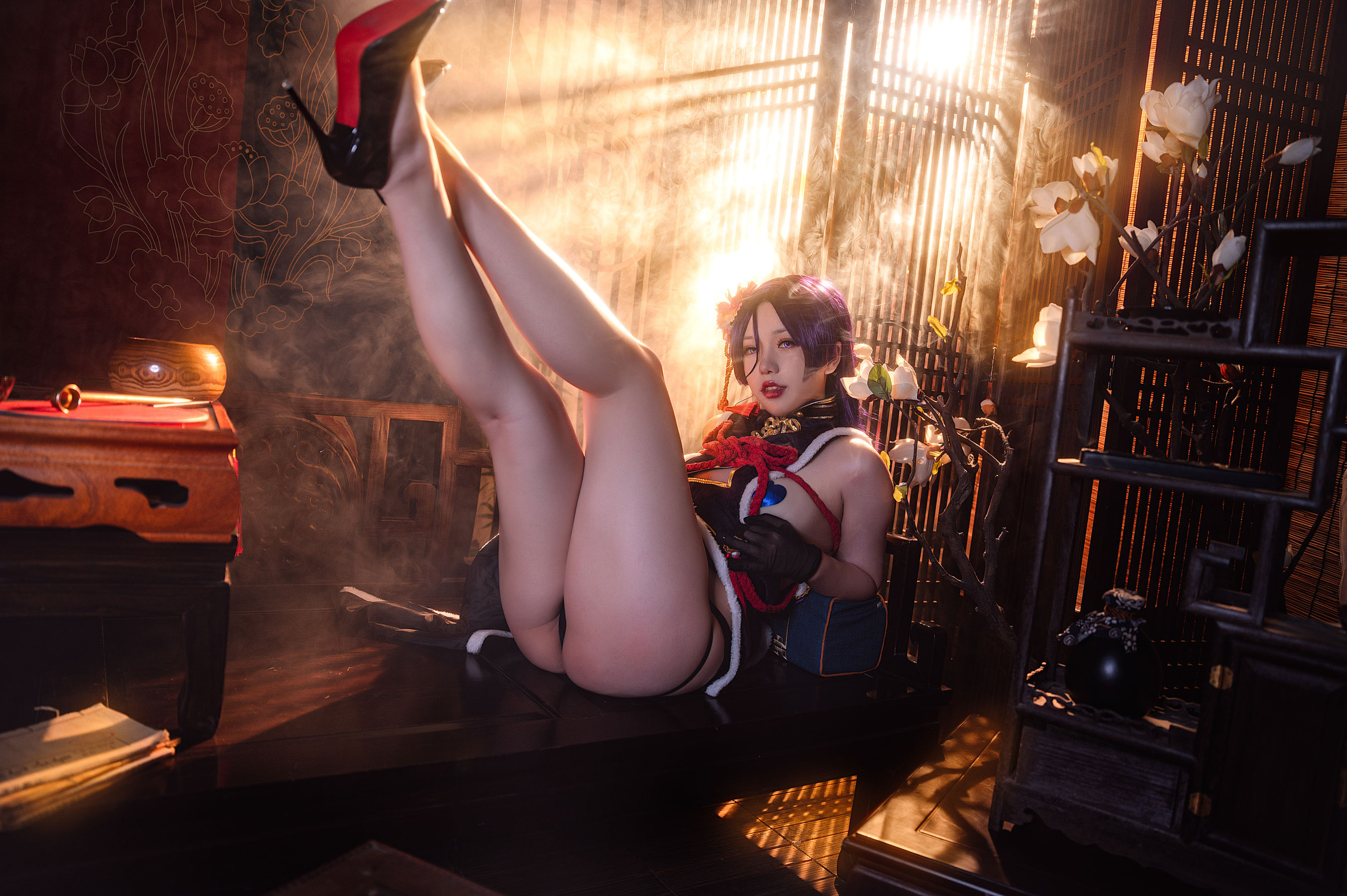 一北亦北 – 奶光旗袍 [42P] - 秀人网免费无水印在线套图写真