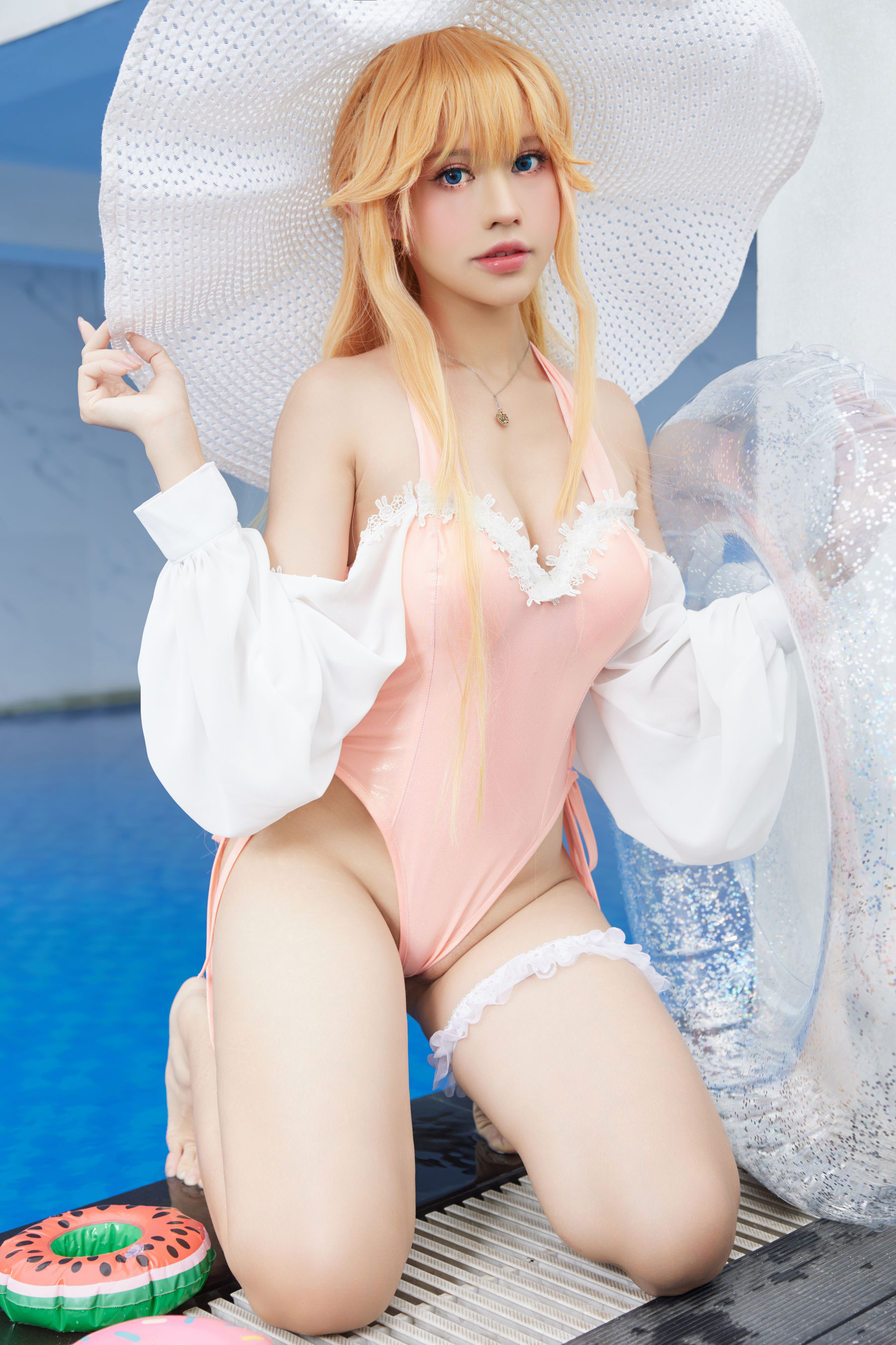 PingPing – Richelieu Swimsuit [16P] - 秀人网免费无水印在线套图写真