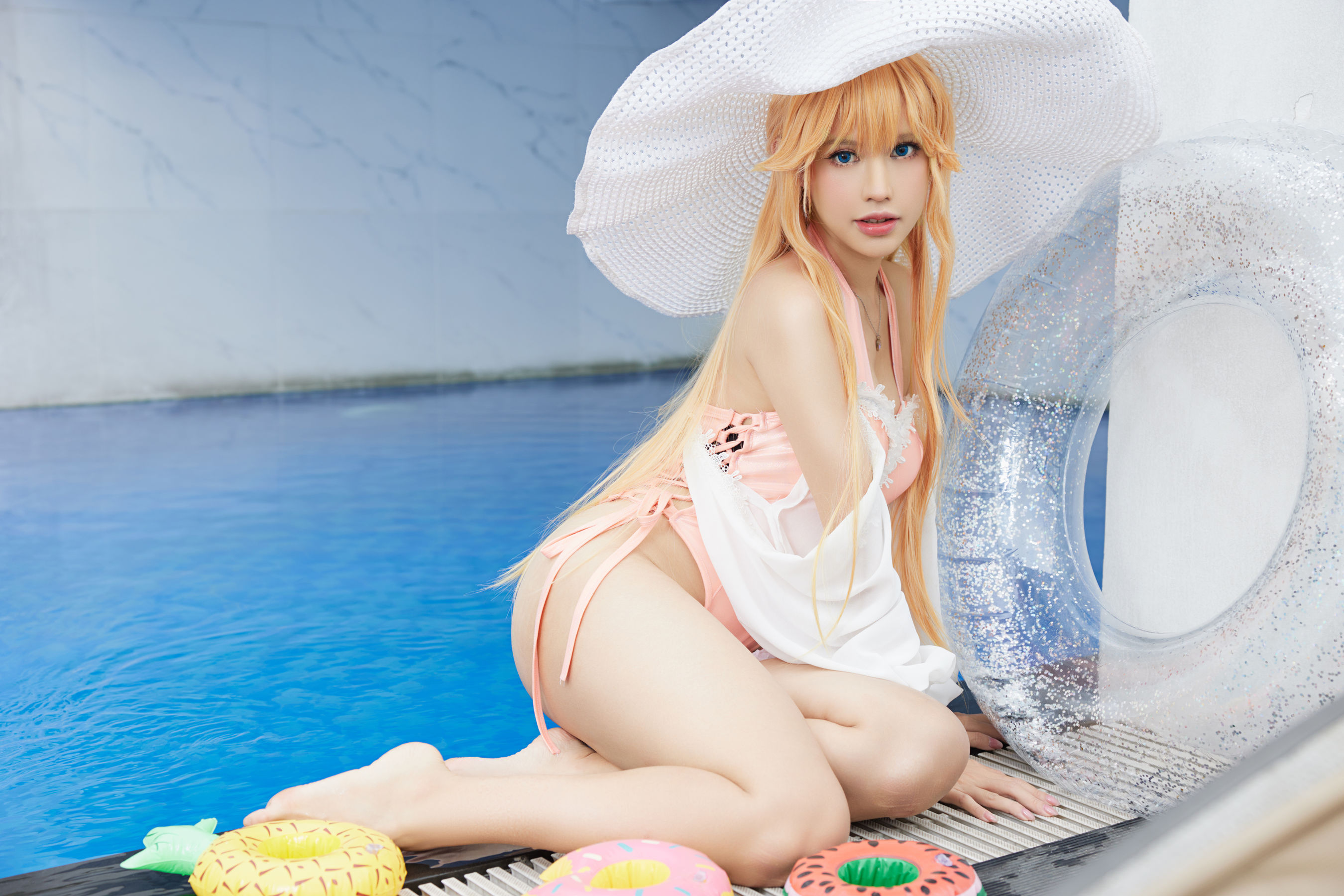 PingPing – Richelieu Swimsuit [16P] - 秀人网免费无水印在线套图写真