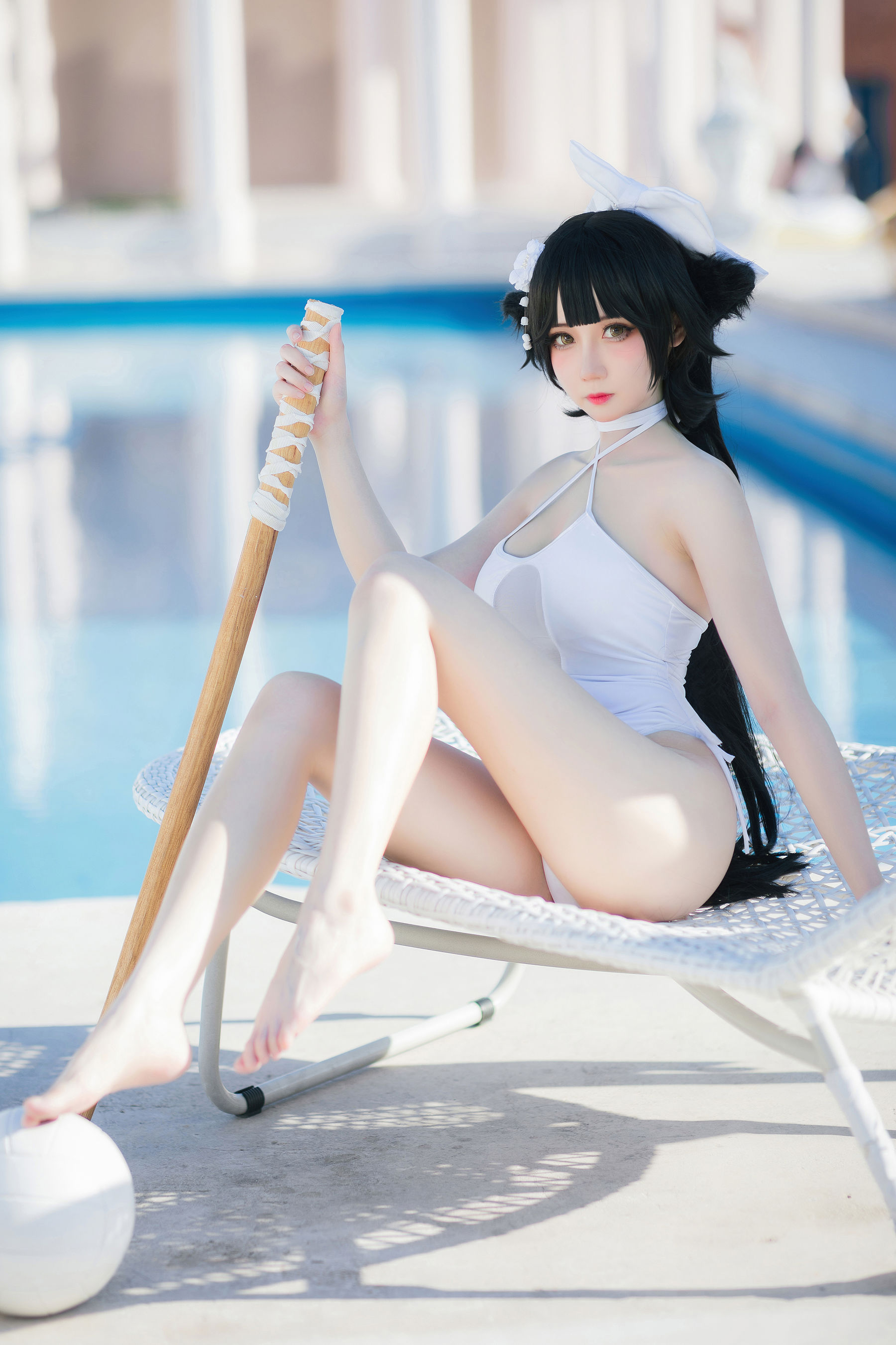 焖焖碳 – 高雄泳装 [24P] - 秀人网免费无水印在线套图写真