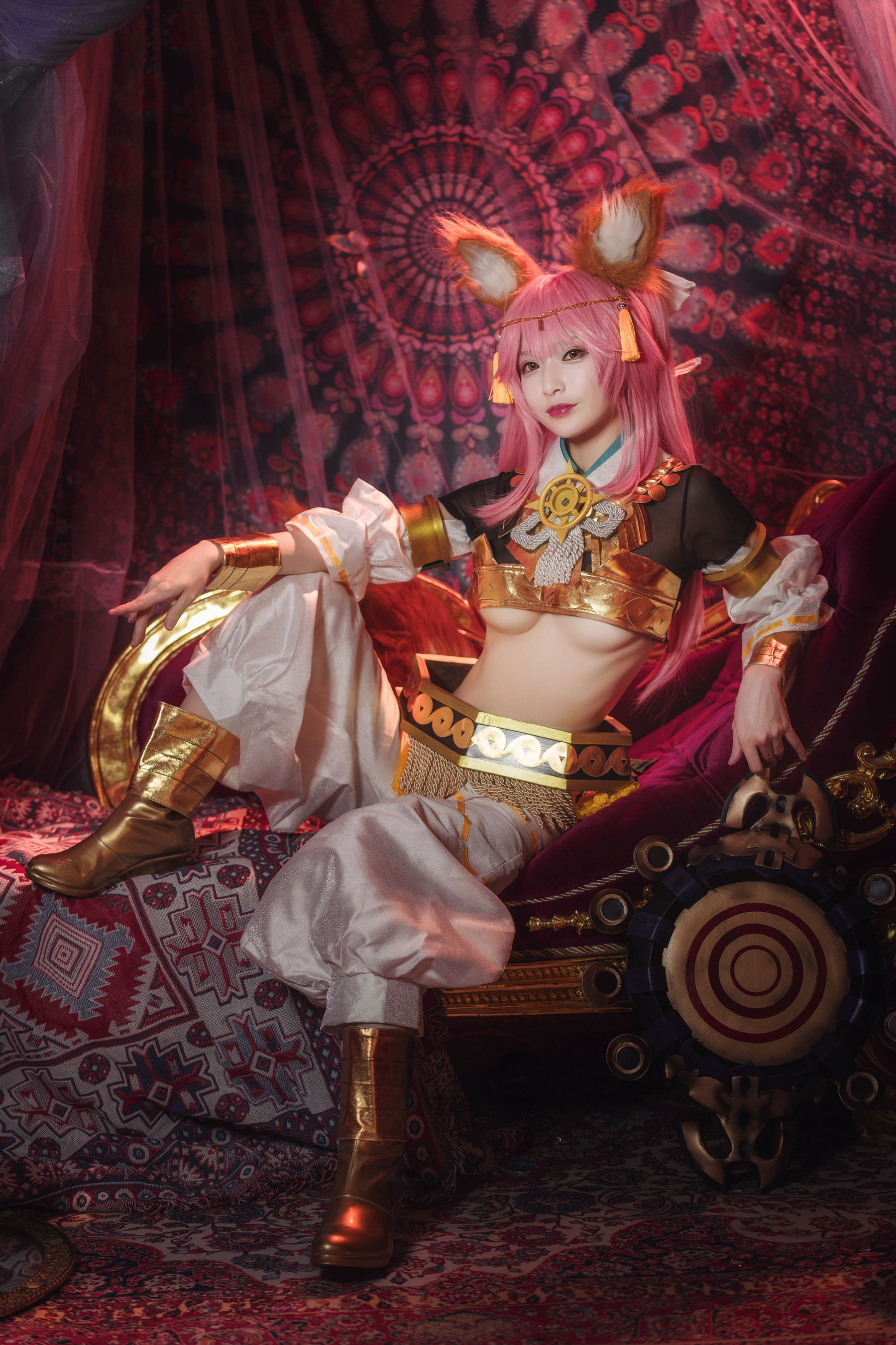 [Cosplay写真] 动漫博主铁板烧鬼舞w – 玉藻前 神话 [20P] - 秀人网免费无水印在线套图写真