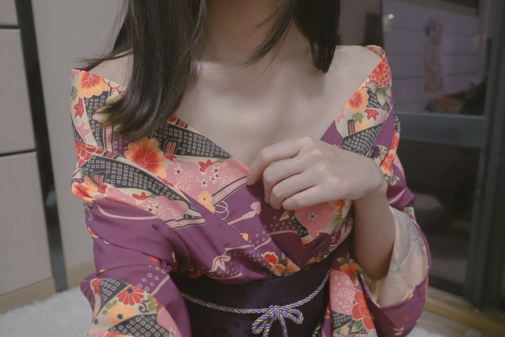 萌妹子眼酱大魔王w – 和服 [16P] - 秀人网免费无水印在线套图写真