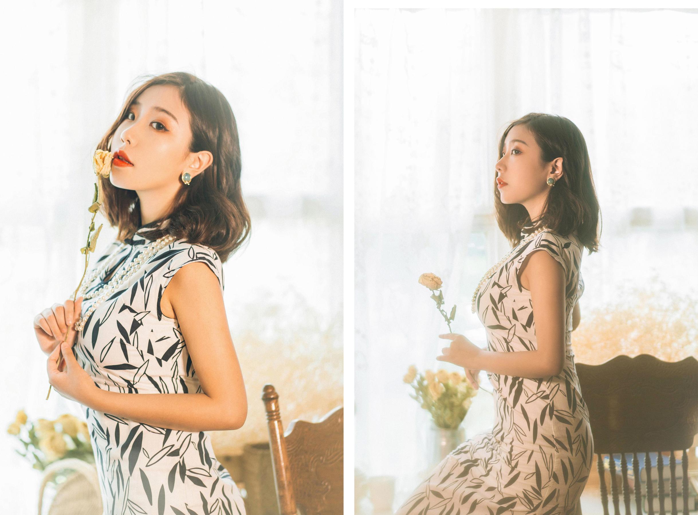 动漫博主穆零Mu0 – 旗袍 [20P] - 秀人网免费无水印在线套图写真