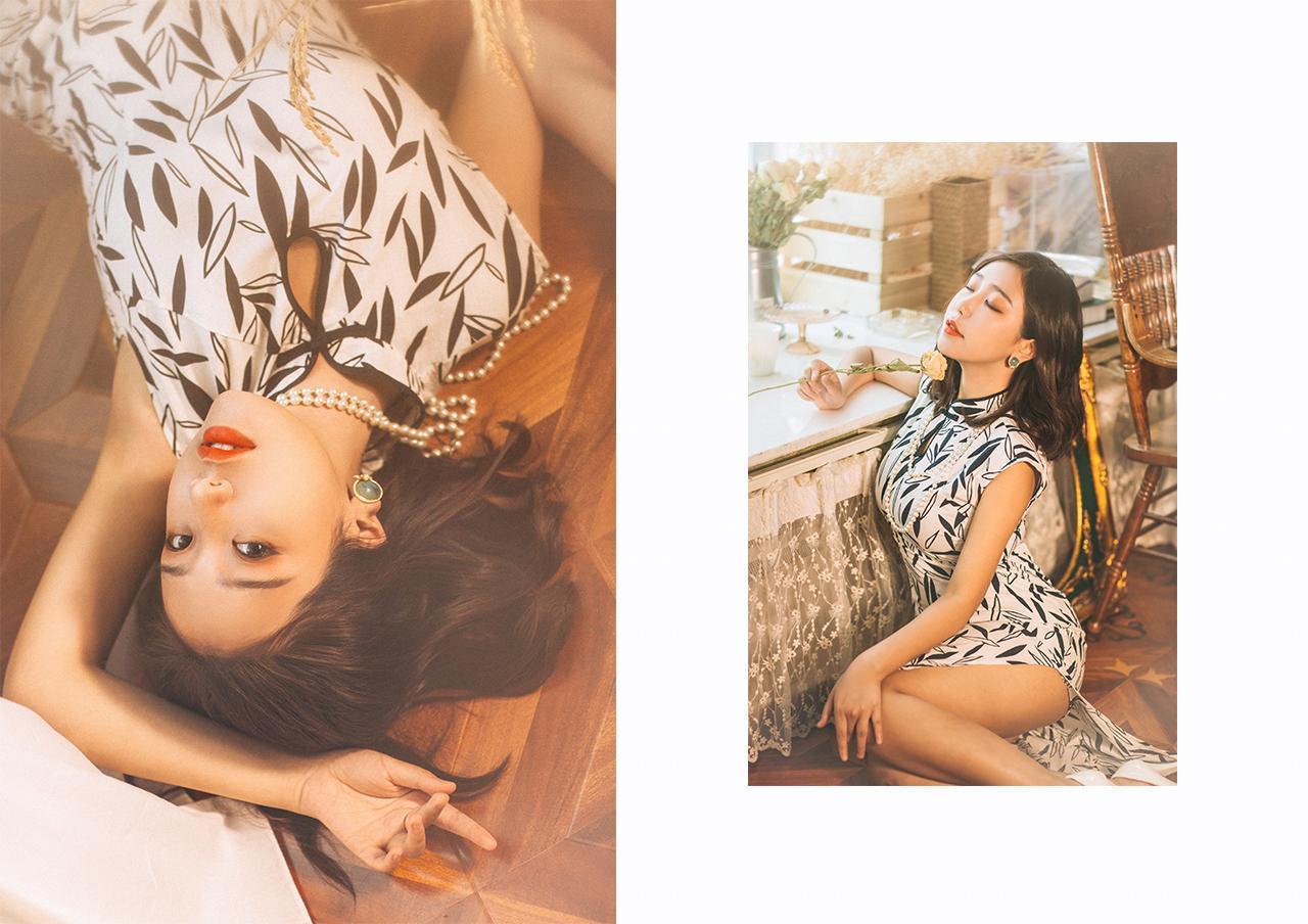 动漫博主穆零Mu0 – 旗袍 [20P] - 秀人网免费无水印在线套图写真