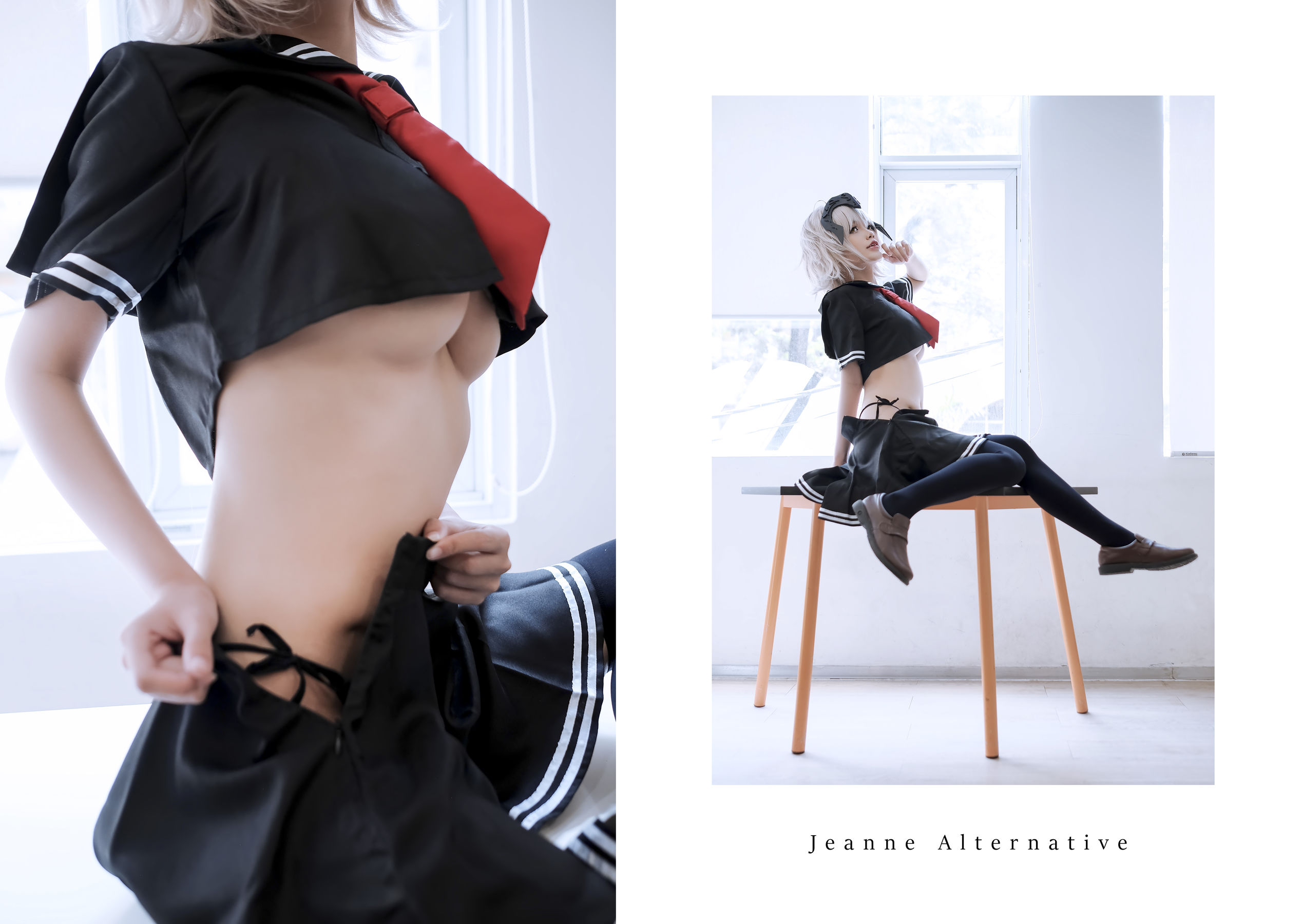 [Cosplay写真] Azami福利 – Jalter Seifuku [14P] - 秀人网免费无水印在线套图写真