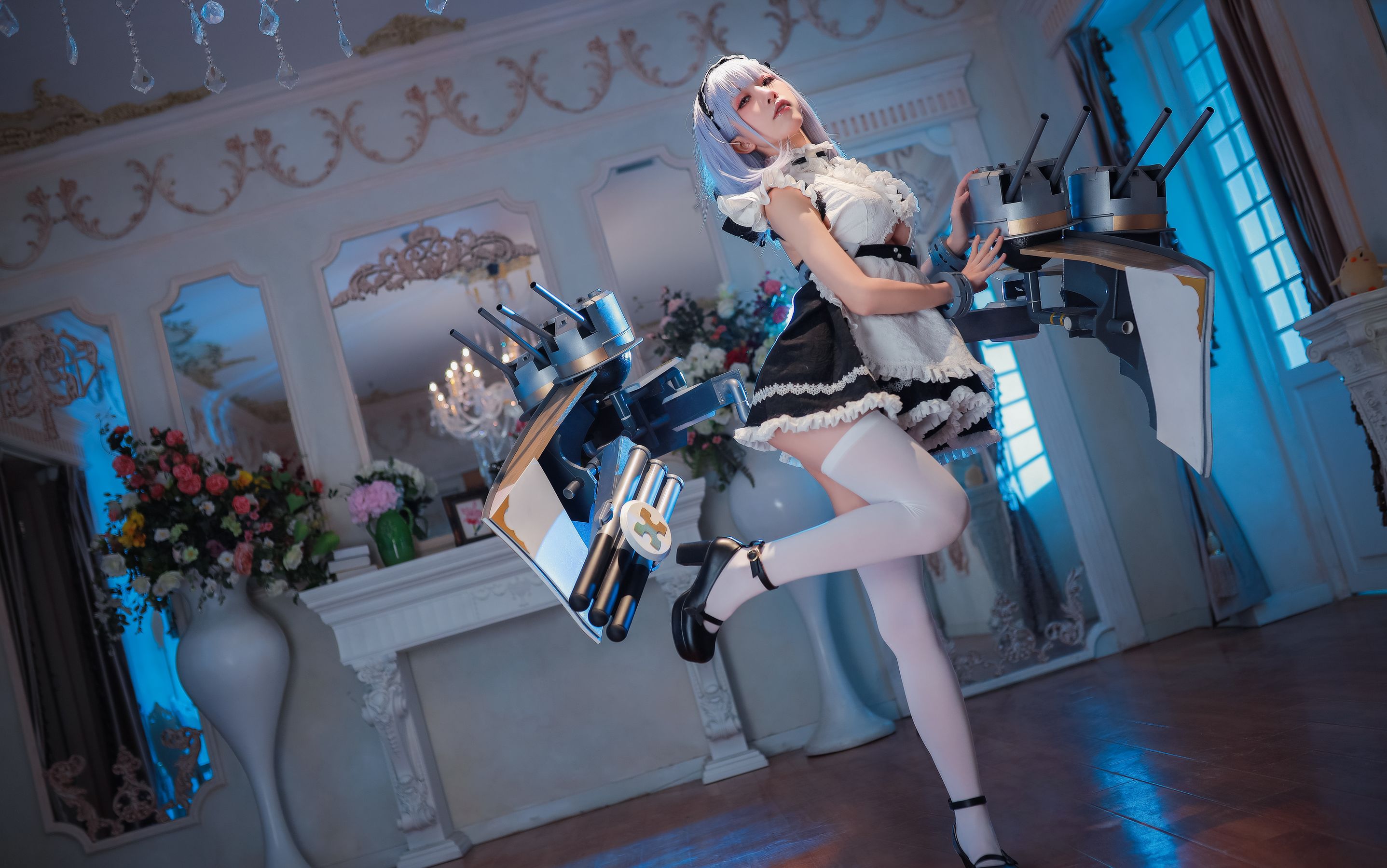 动漫博主水淼aqua – 黛朵 [17P] - 秀人网免费无水印在线套图写真