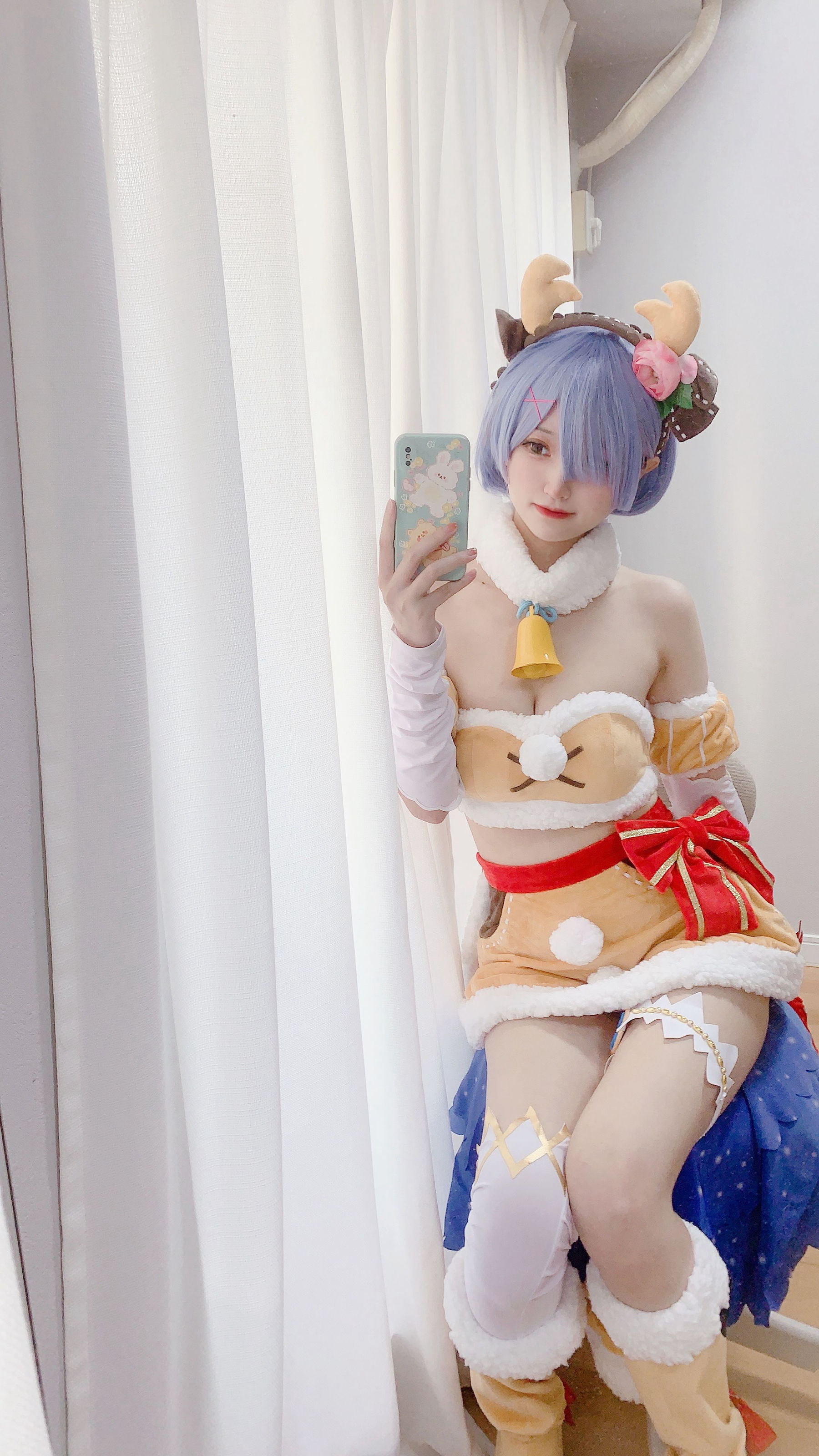 千阳(ちよ) – 雷姆圣诞驯鹿～ [11P] - 秀人网免费无水印在线套图写真