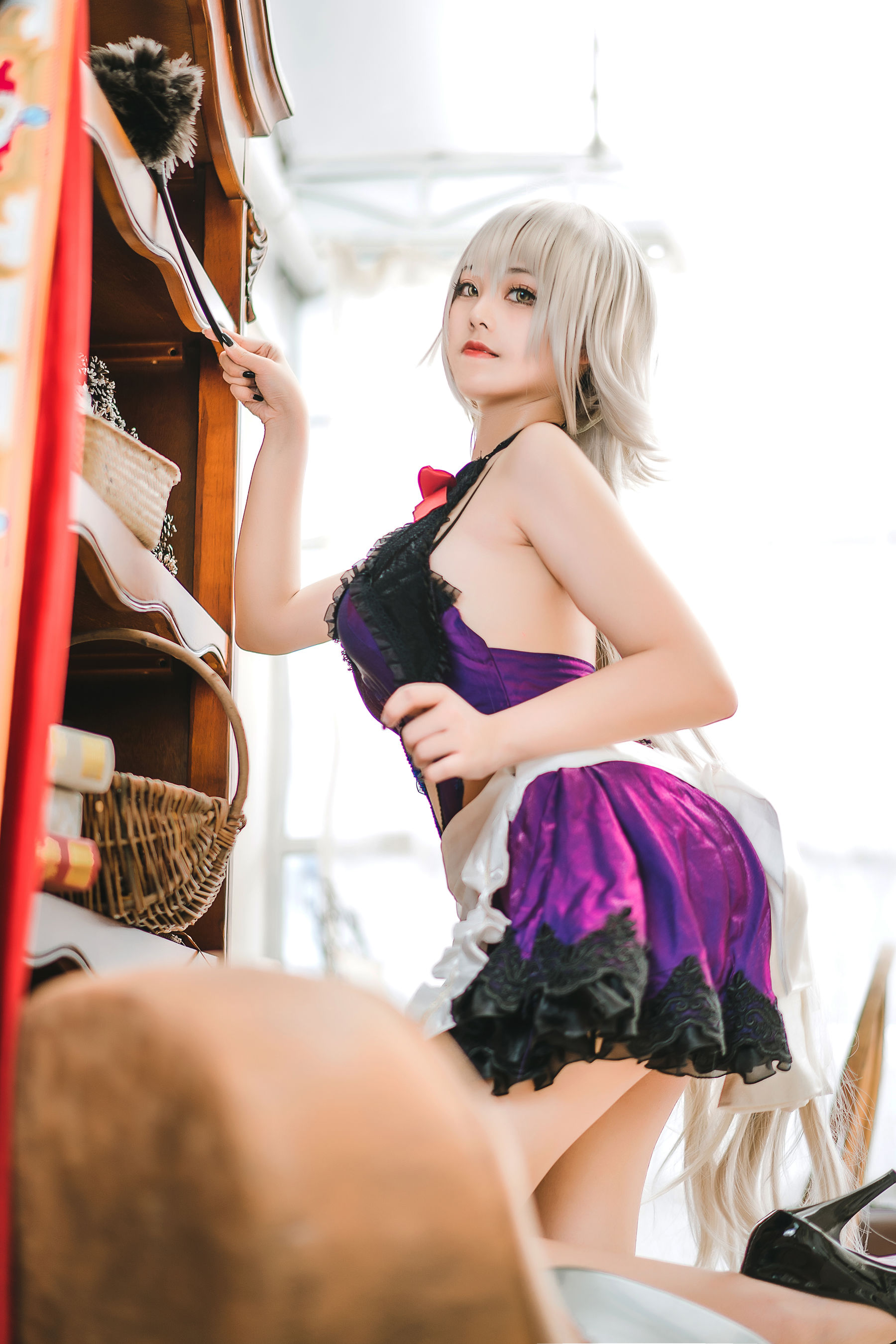 萌系小姐姐蜜汁猫裘 – 贞德女仆 [40P] - 秀人网免费无水印在线套图写真