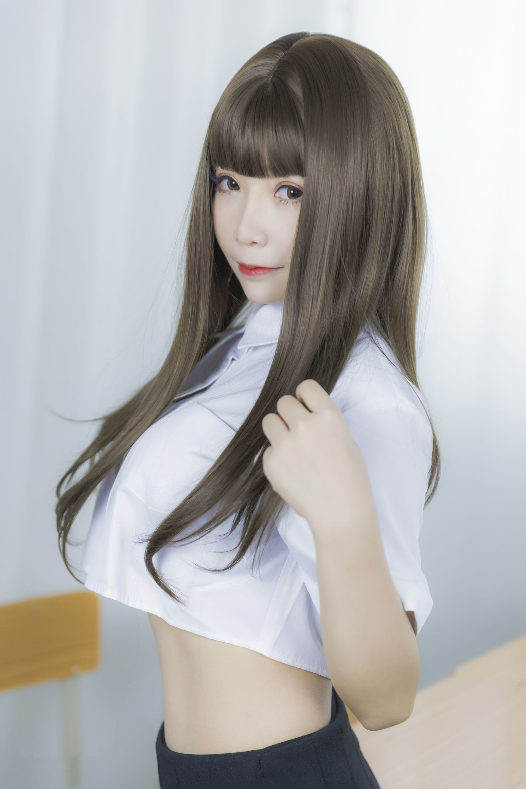 二次元妹子抱走莫子aa 等你下课 [42P] - 秀人网免费无水印在线套图写真