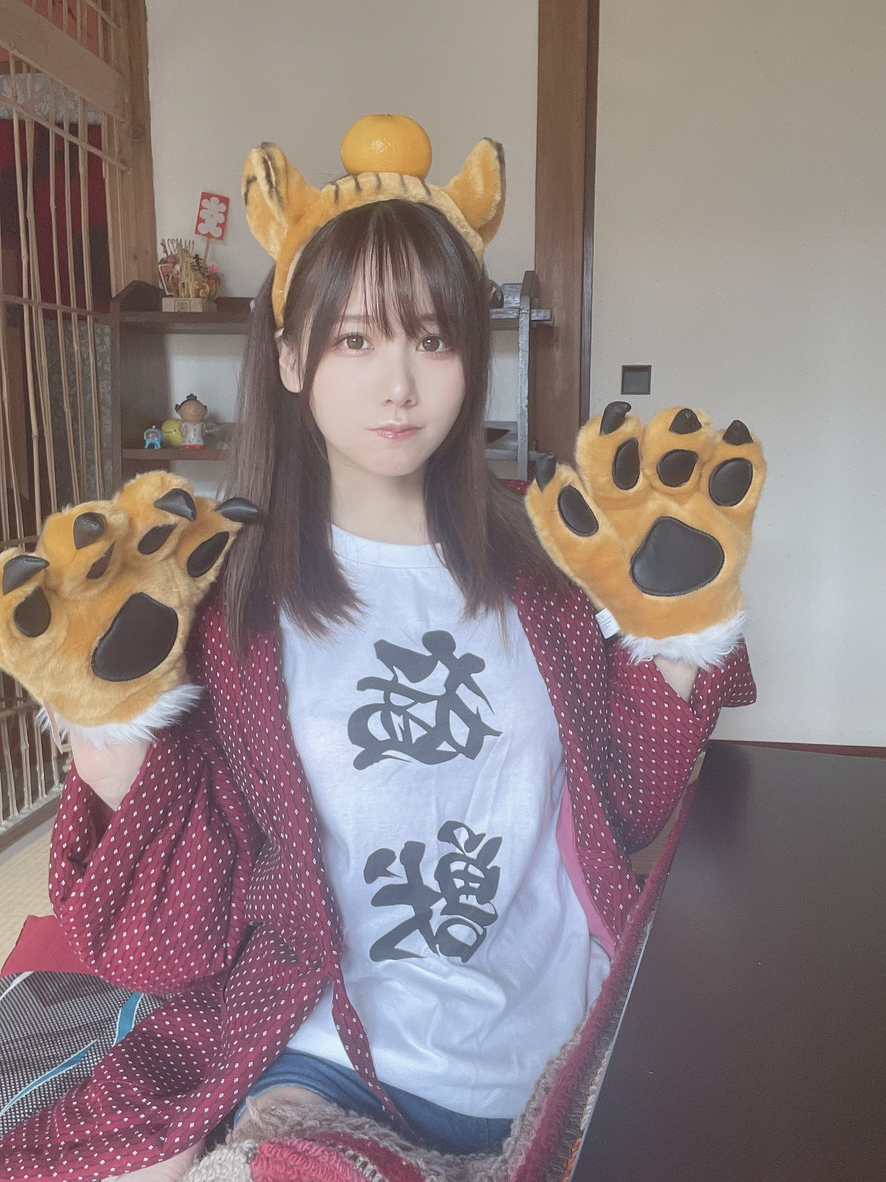 日本甜美COSERけんけん[fantia] 20220104-寅年 [19P] - 秀人网免费无水印在线套图写真