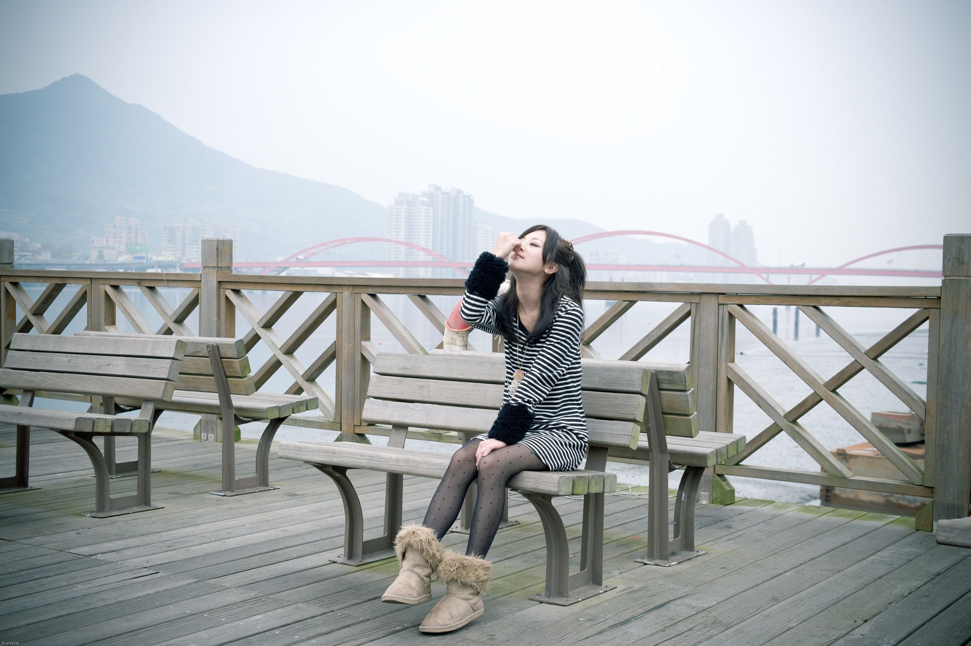 果子MM@张凯洁《關渡曲外拍》 [45P] - 秀人网免费无水印在线套图写真