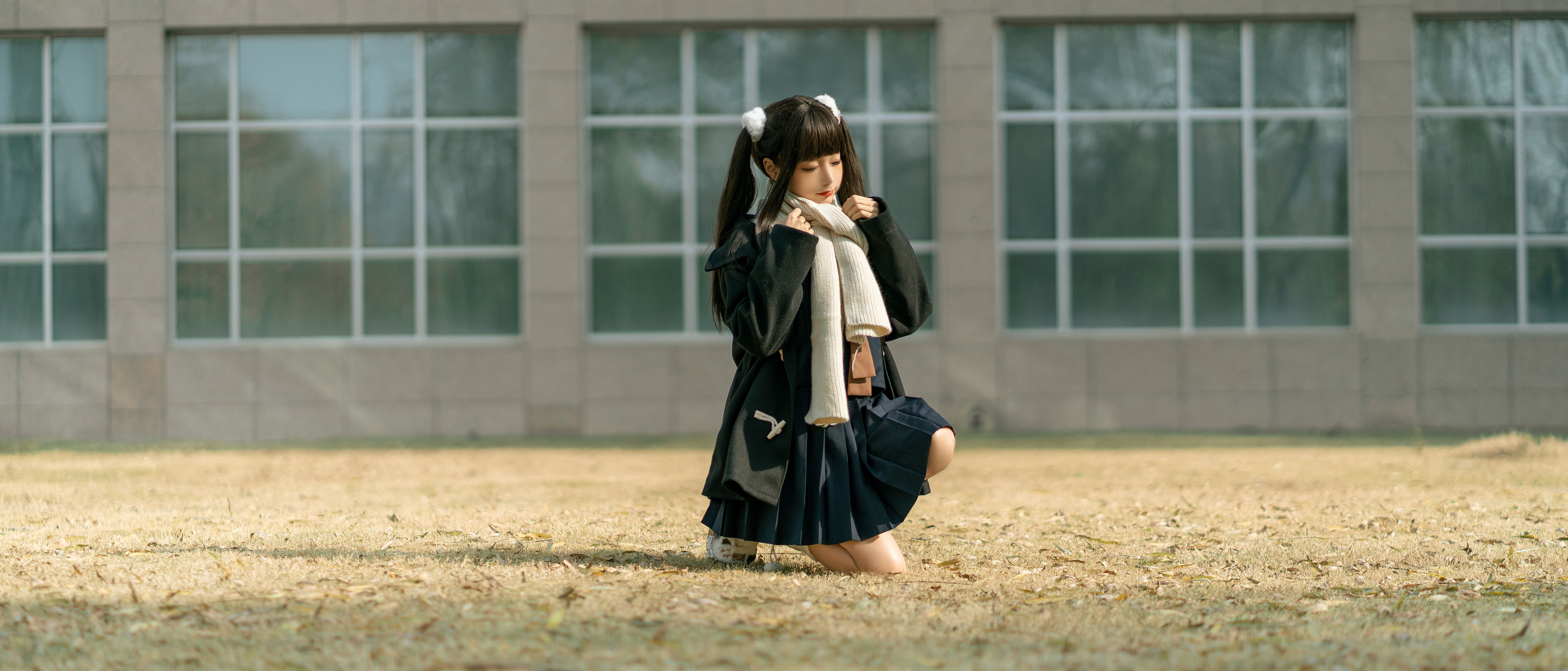 动漫博主蠢沫沫 – 秋季JK [19P] - 秀人网免费无水印在线套图写真