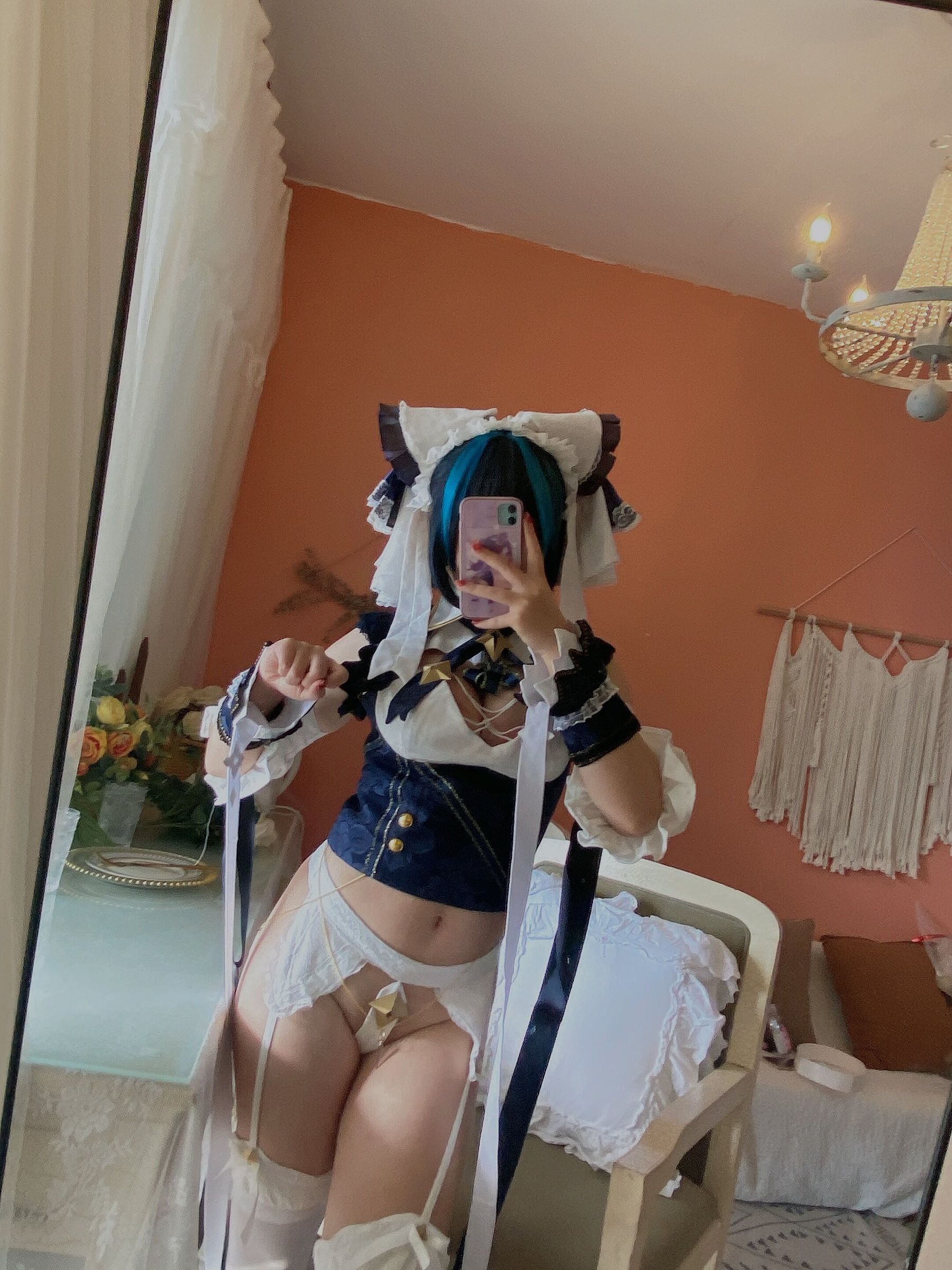 动漫博主九曲Jean – 柴郡自拍 [16P] - 秀人网免费无水印在线套图写真