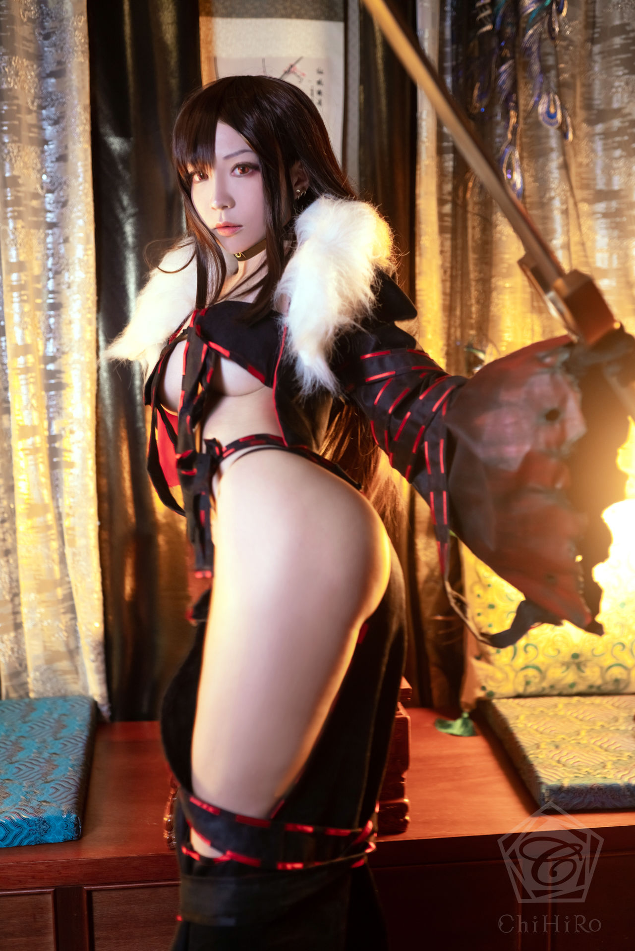 Cos千寻大人 虞姬 [48P] - 秀人网免费无水印在线套图写真