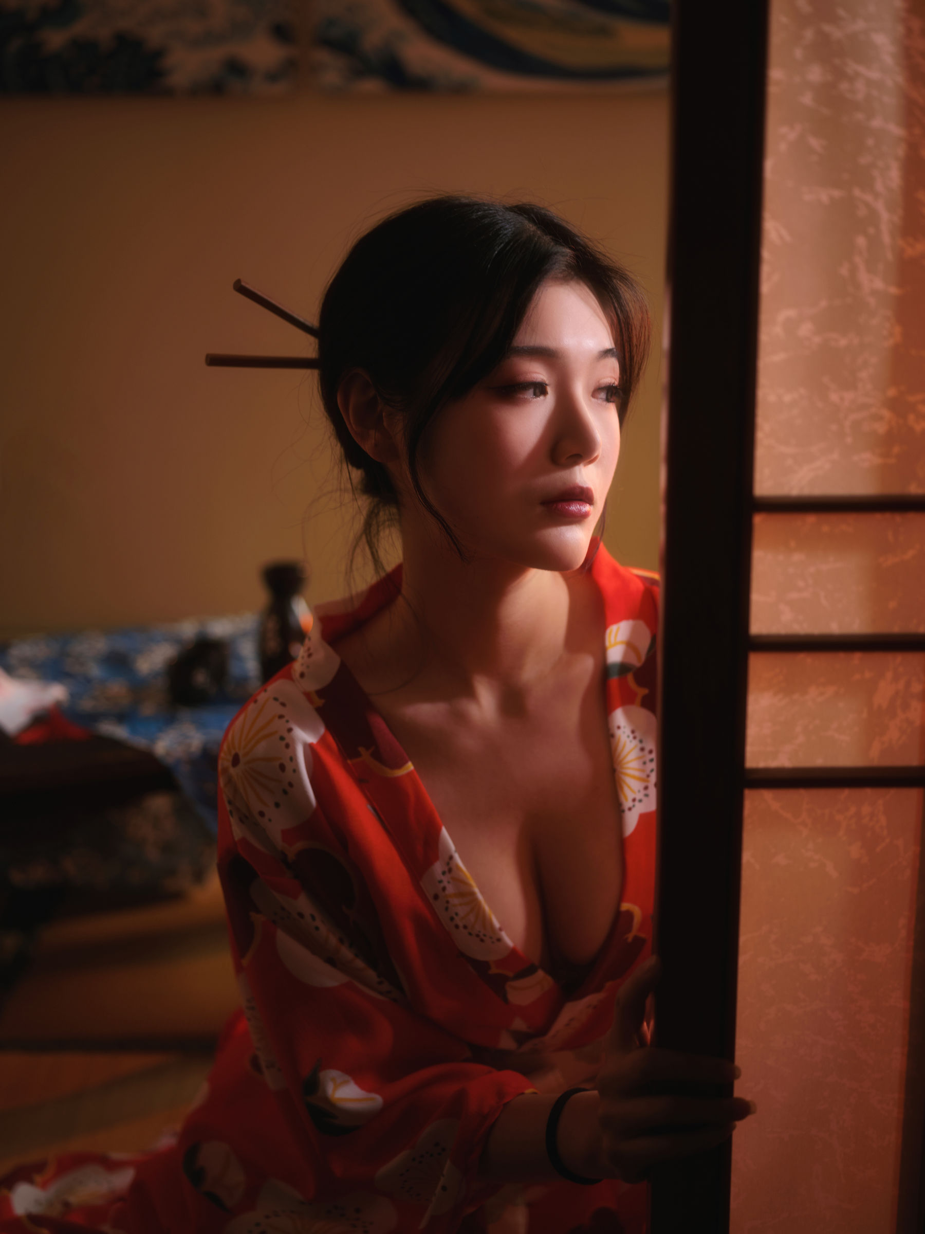 一米八的大梨子 – 居酒屋 [19P] - 秀人网免费无水印在线套图写真