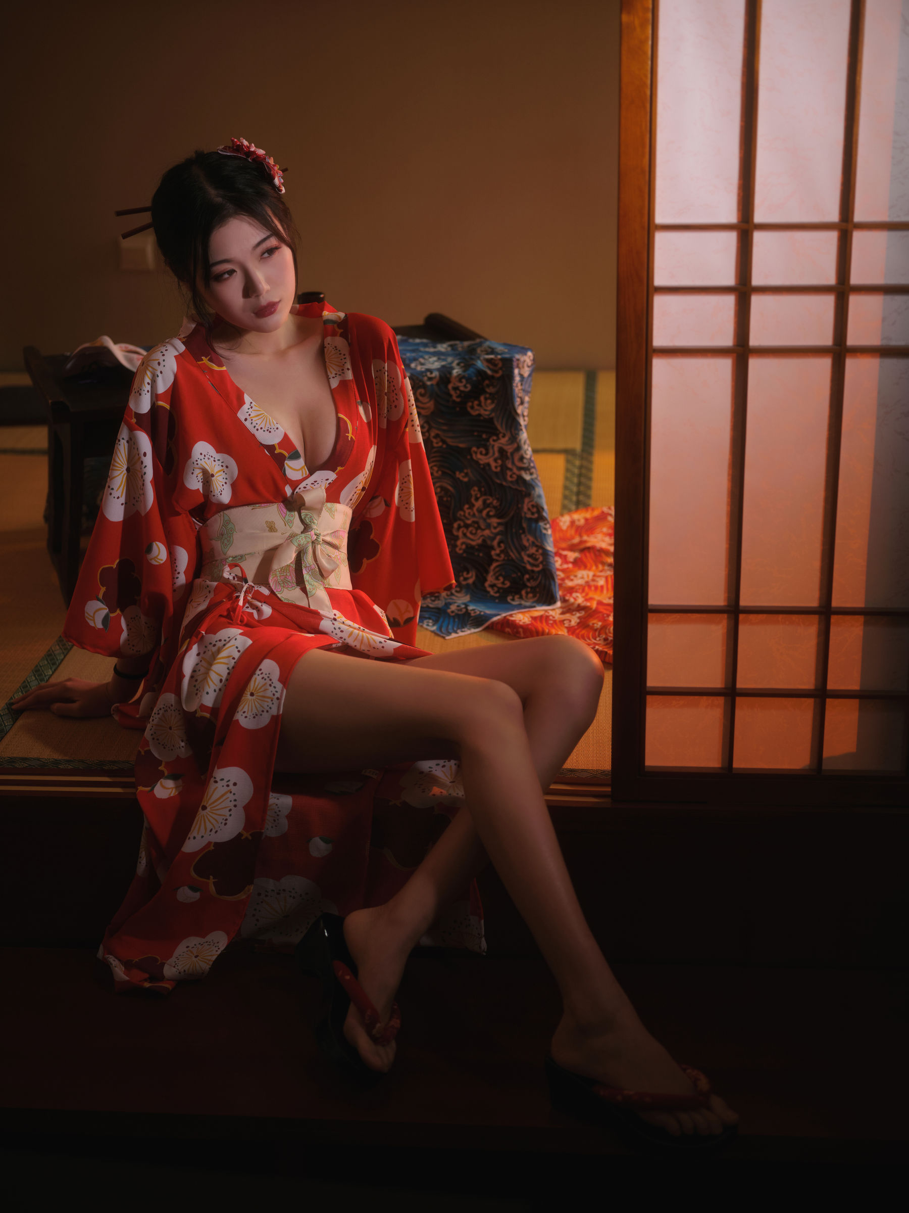 一米八的大梨子 – 居酒屋 [19P] - 秀人网免费无水印在线套图写真