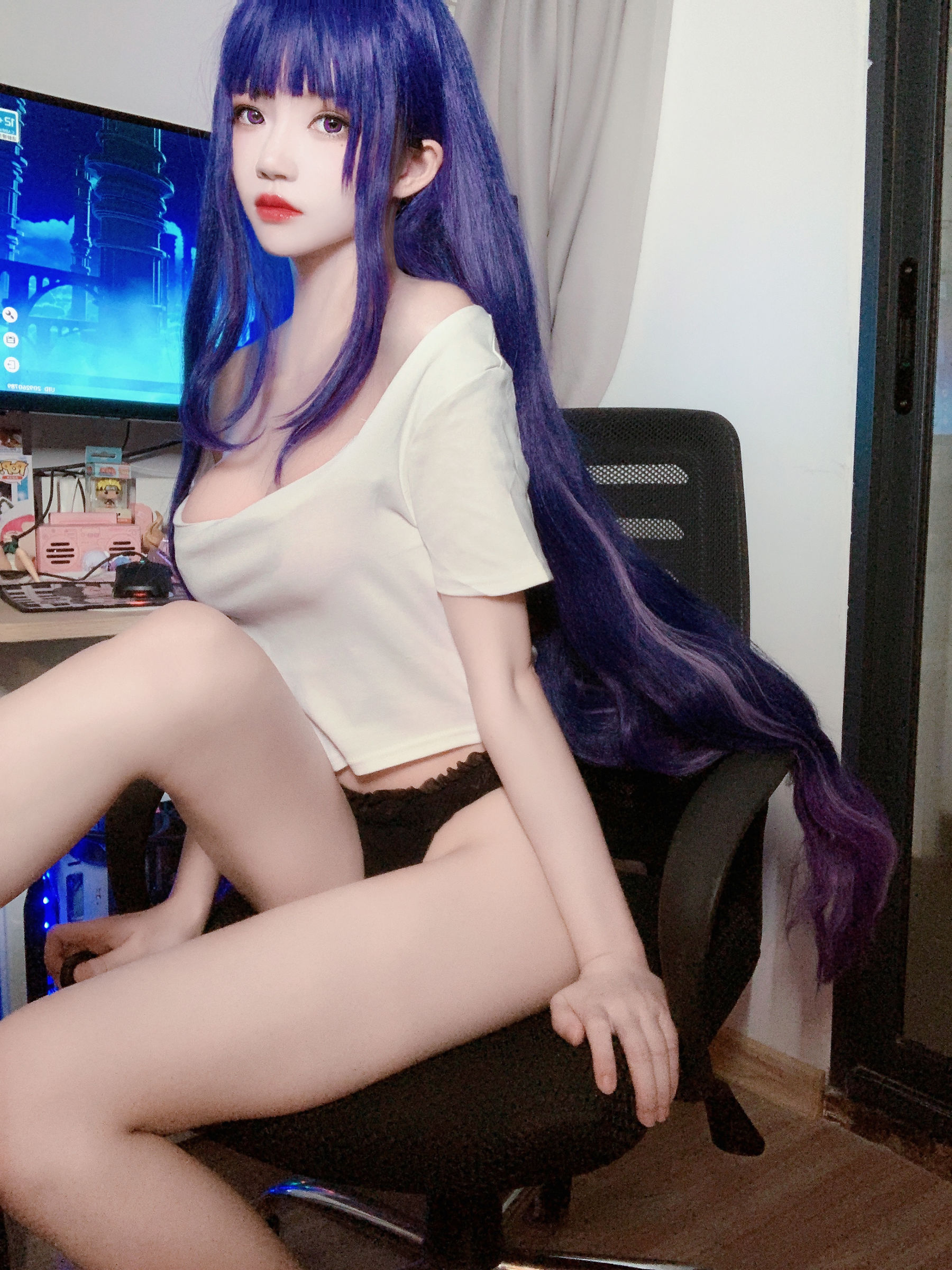 桜桃喵 – 雷电将军自拍 [11P] - 秀人网免费无水印在线套图写真