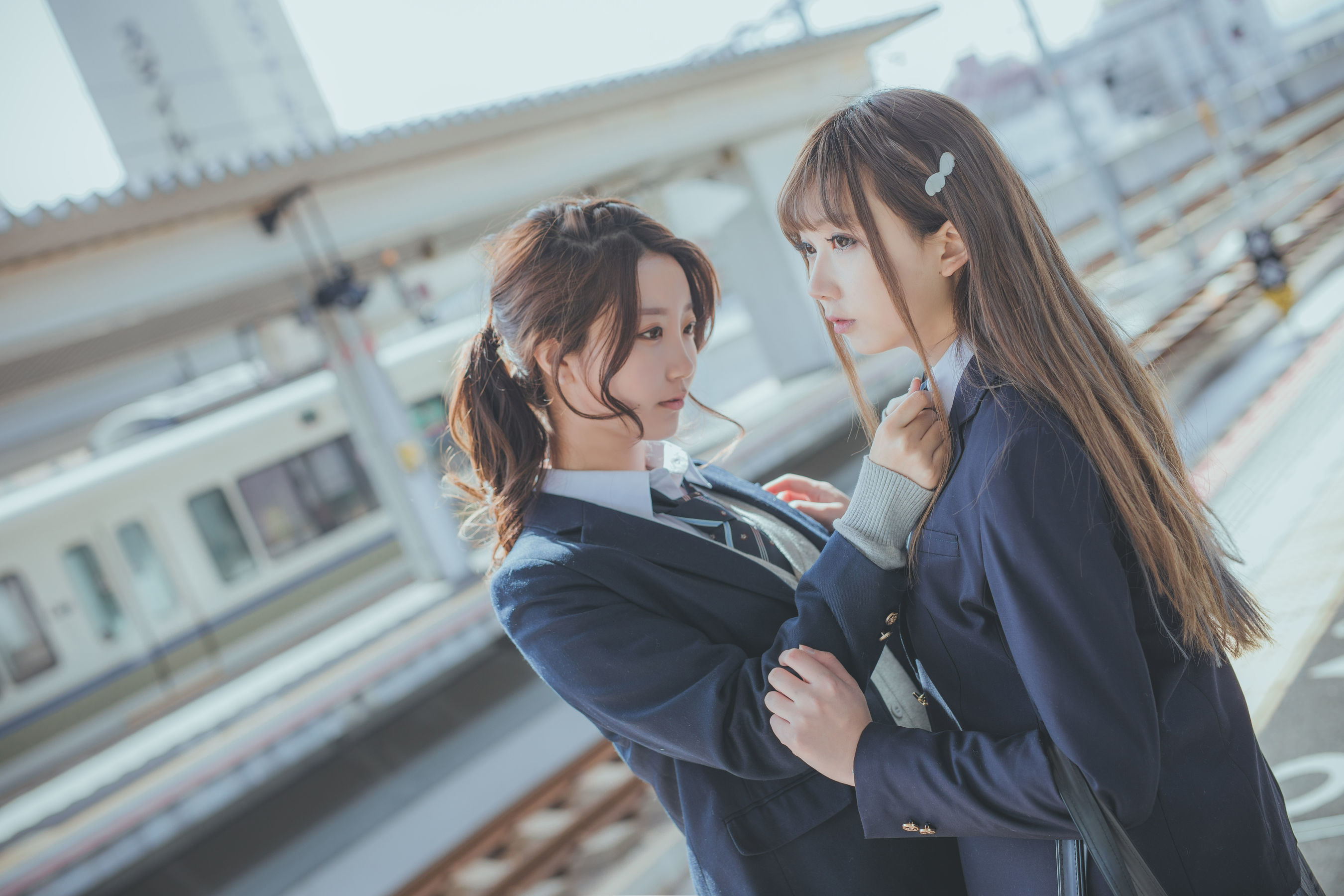 [萝莉COS] 黑川 – JK百合 [20P] - 秀人网免费无水印在线套图写真