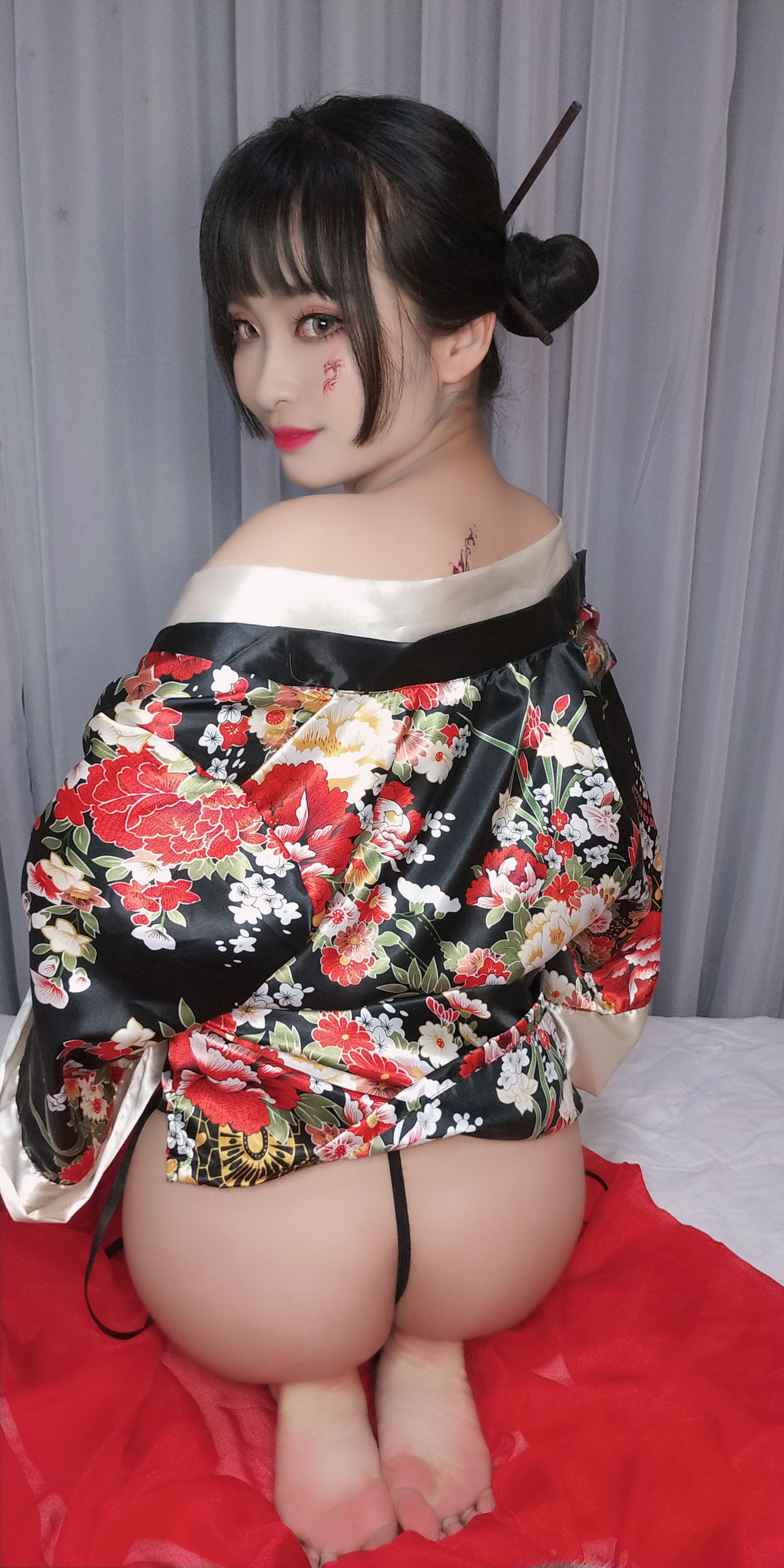 动漫博主洛璃LoLiSAMA – 歌舞伎 [92P] - 秀人网免费无水印在线套图写真