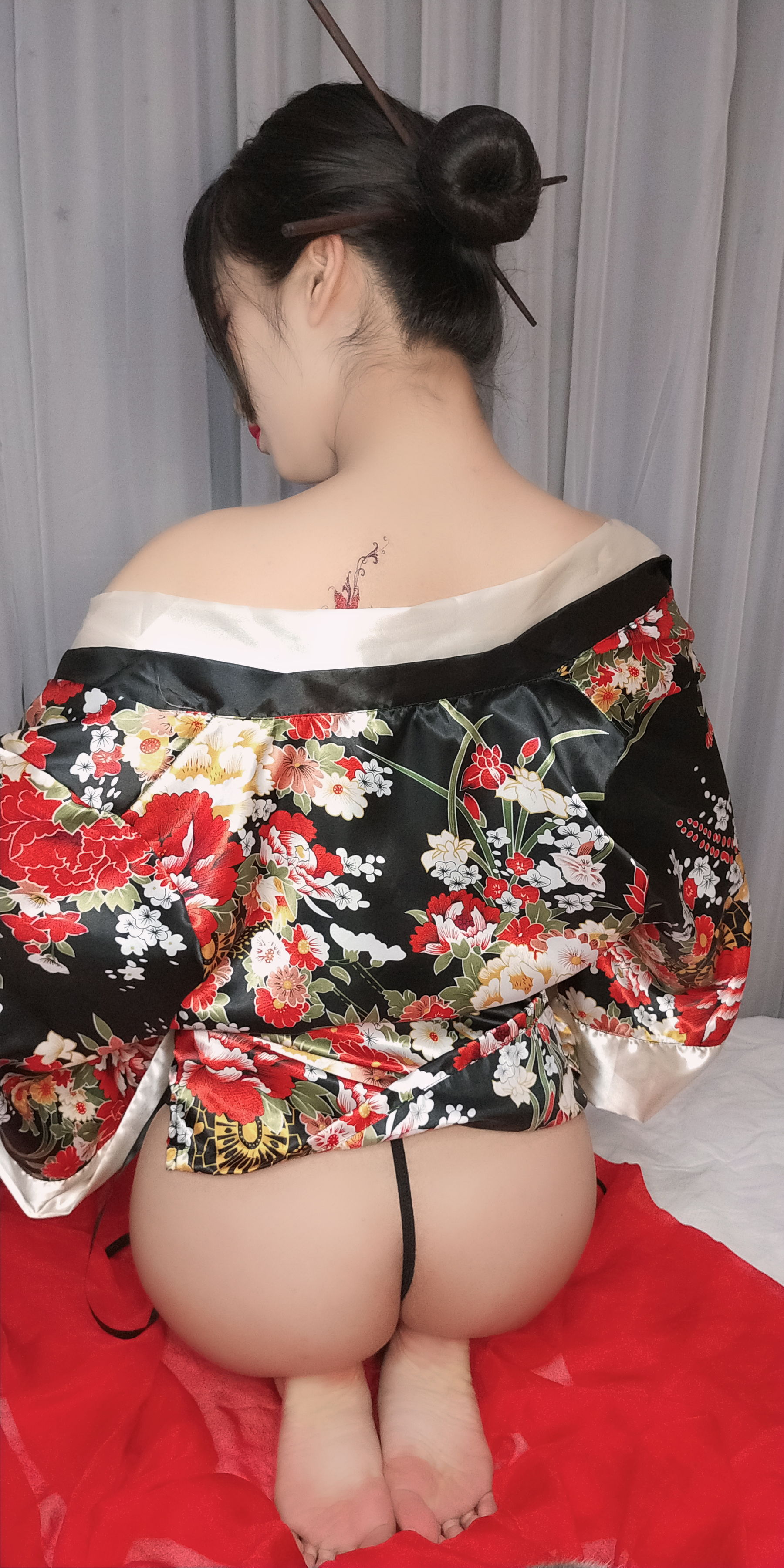 动漫博主洛璃LoLiSAMA – 歌舞伎 [92P] - 秀人网免费无水印在线套图写真