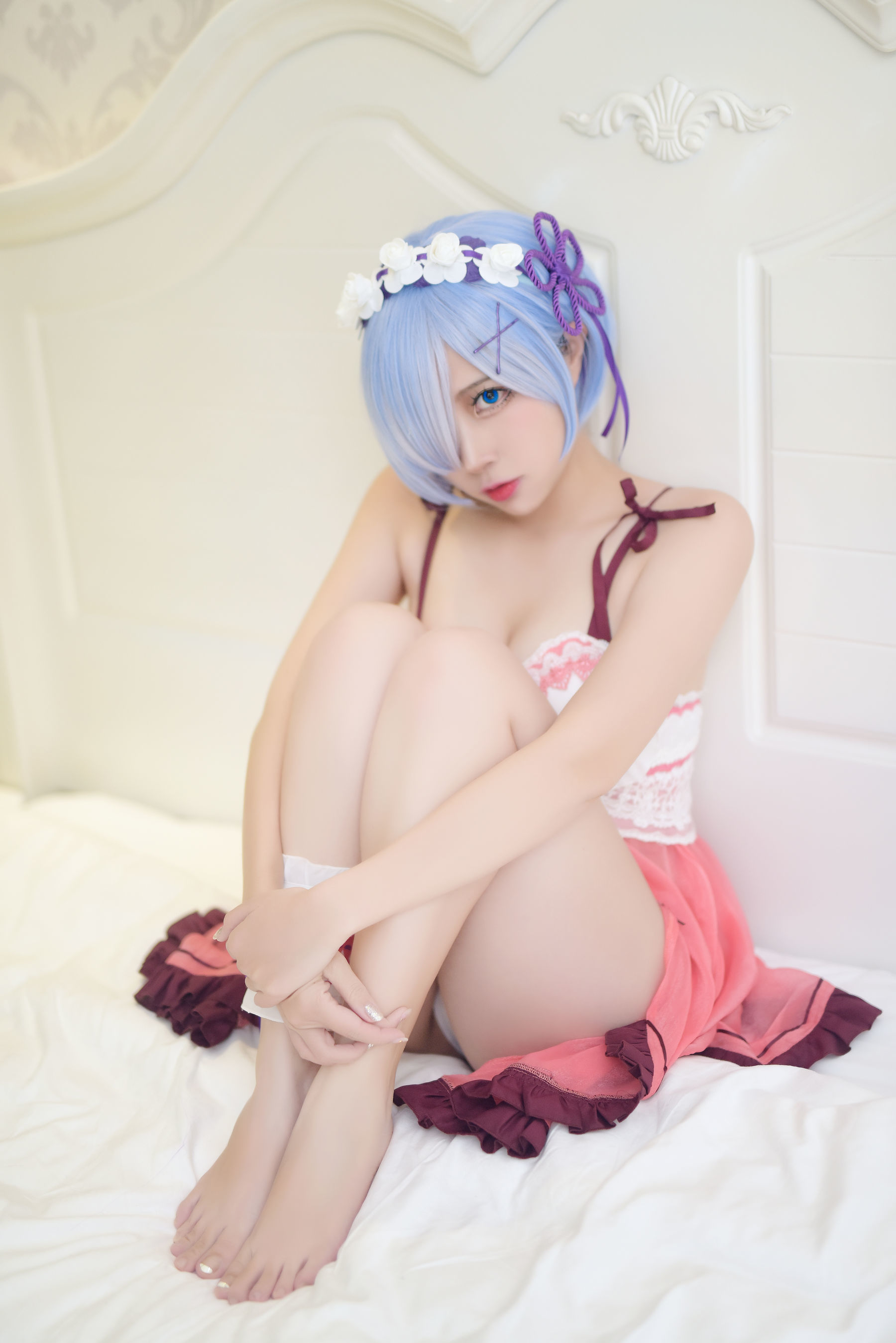 人气Coser二佐Nisa 蕾姆 [42P] - 秀人网免费无水印在线套图写真