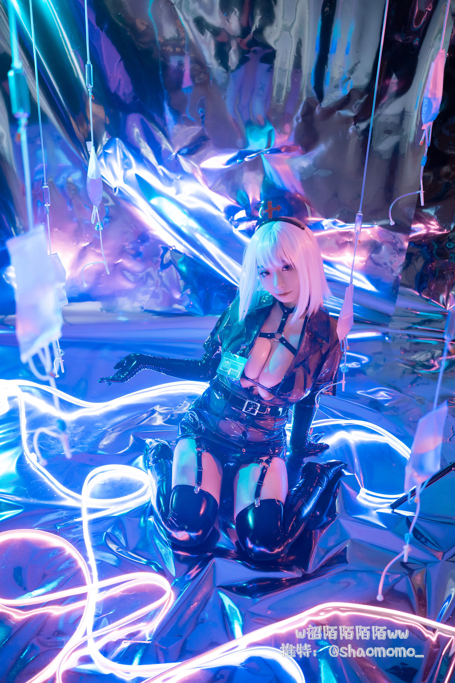 Cosplay美女韶陌陌 – 透明护士 [36P] - 秀人网免费无水印在线套图写真