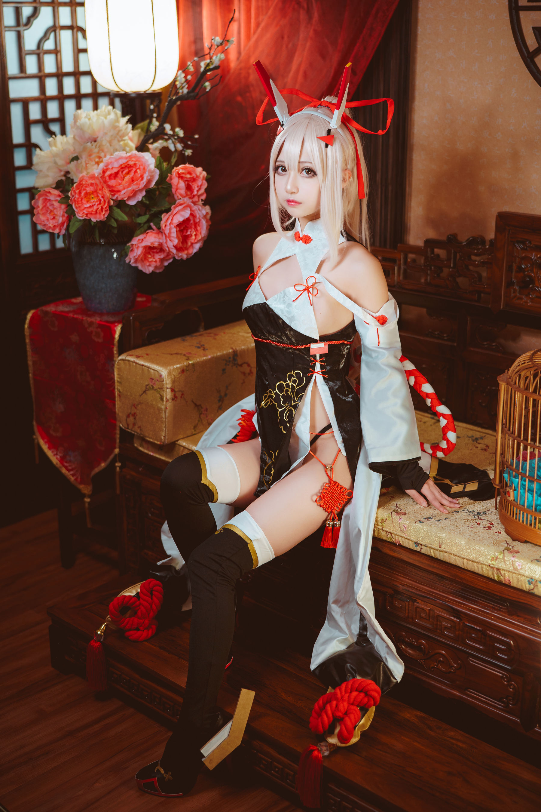 沖田凜花Rinka – Ayanami Cheongasm [13P] - 秀人网免费无水印在线套图写真