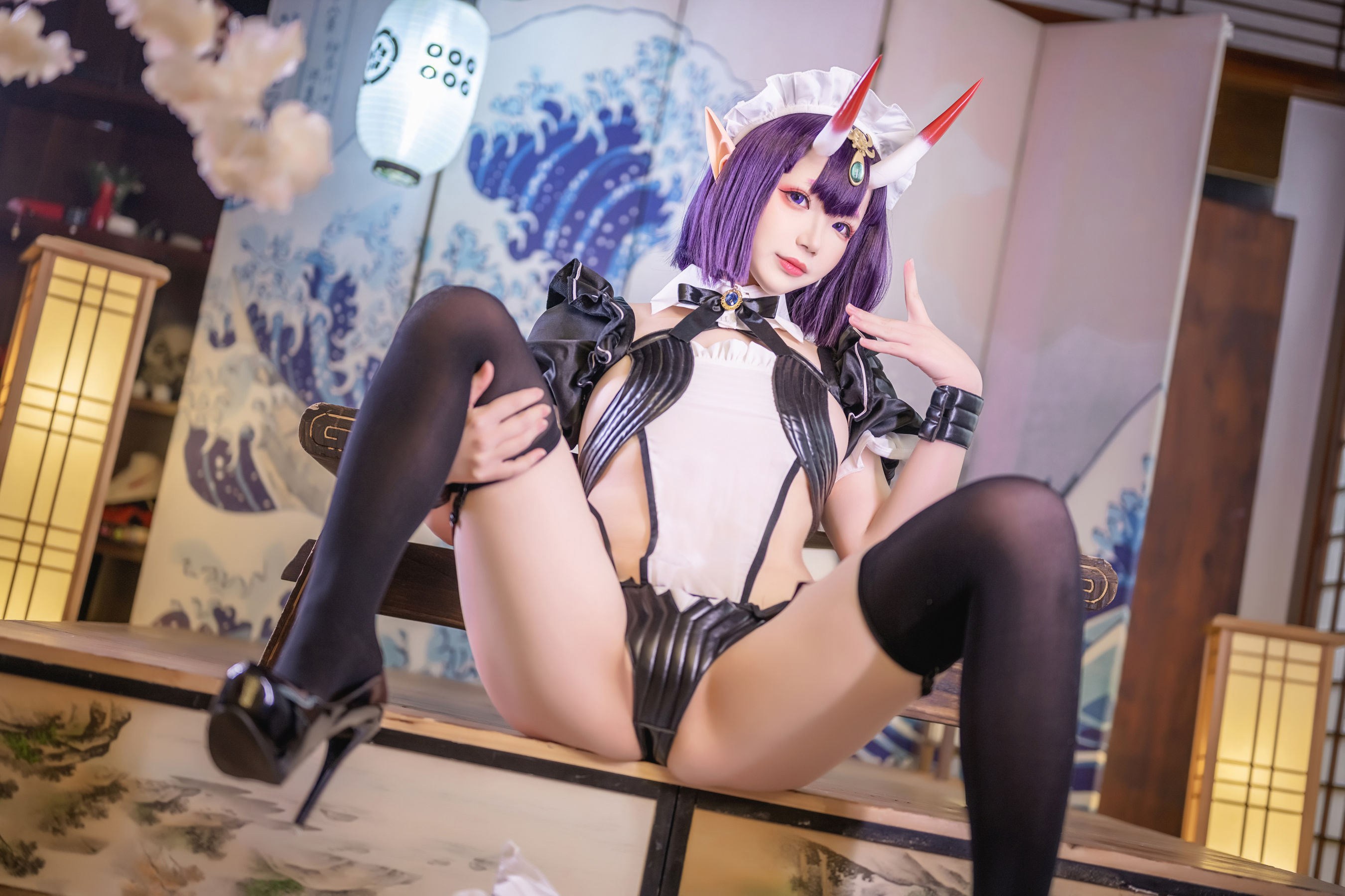 Yuki亭 – Shuten Douji Maid [52P] - 秀人网免费无水印在线套图写真
