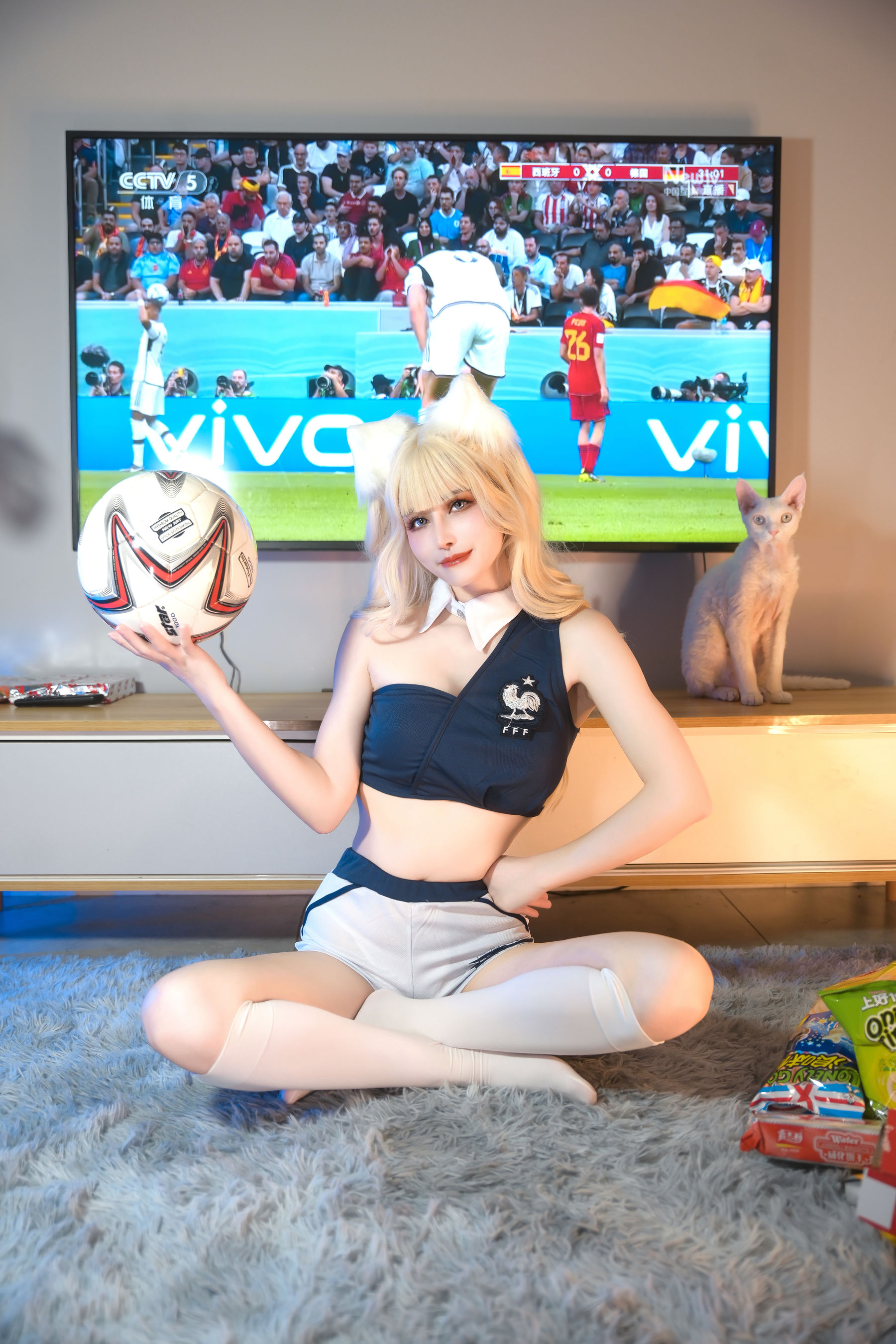 鹿八岁 – 足球少女 [101P] - 秀人网免费无水印在线套图写真