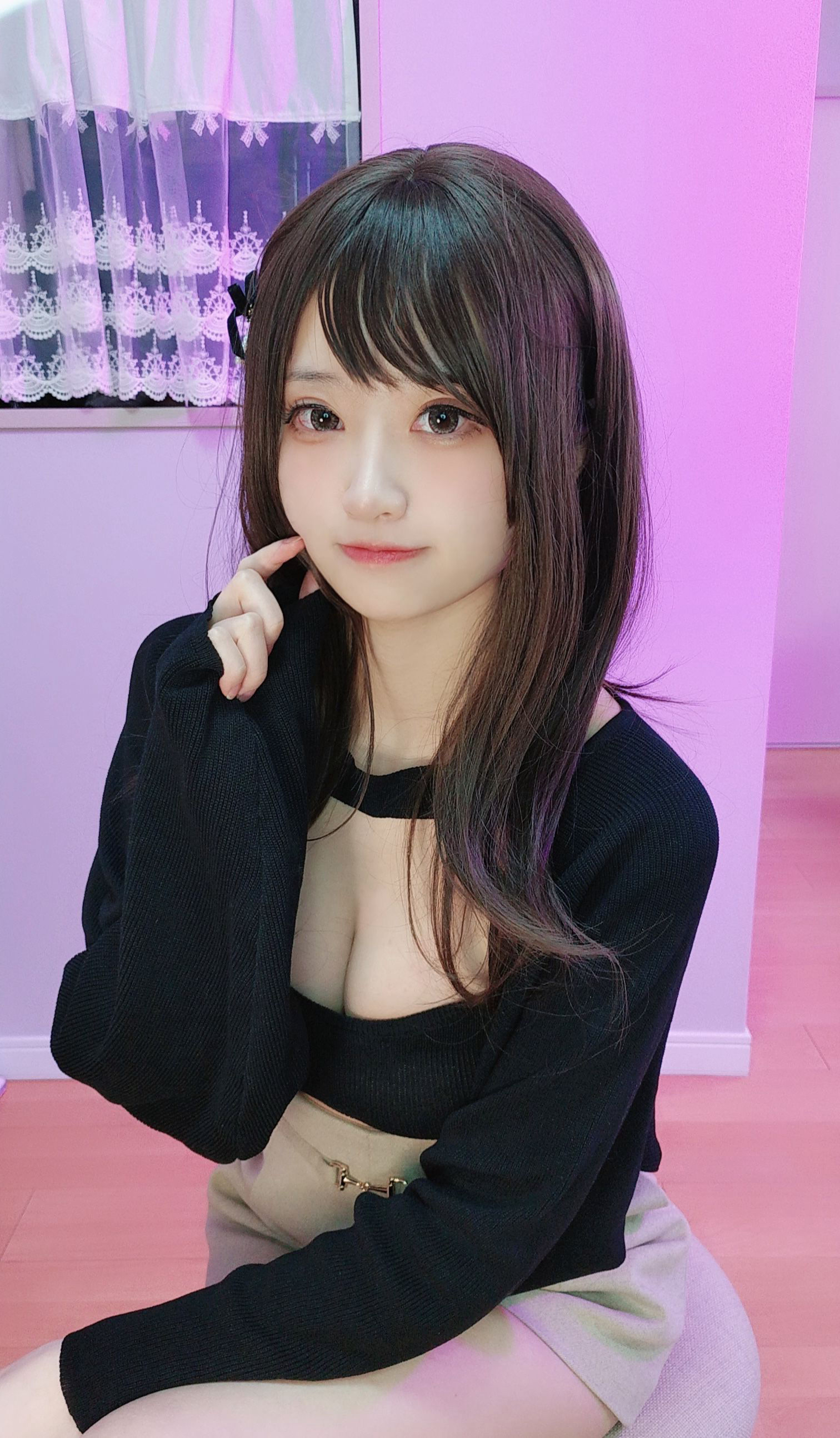 千阳(ちよ) – 毛衣 [12P] - 秀人网免费无水印在线套图写真