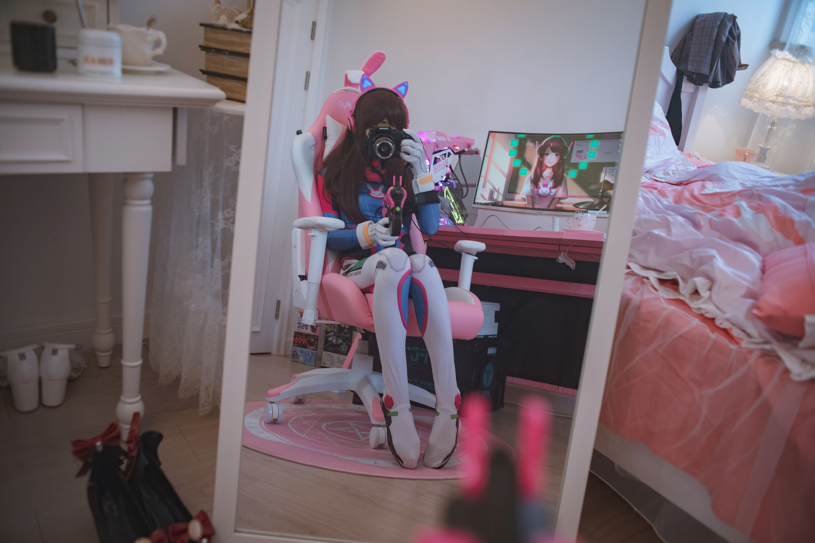 福利姬木花琳琳是勇者 – オーバーウォッチD.VA [52P] - 秀人网免费无水印在线套图写真