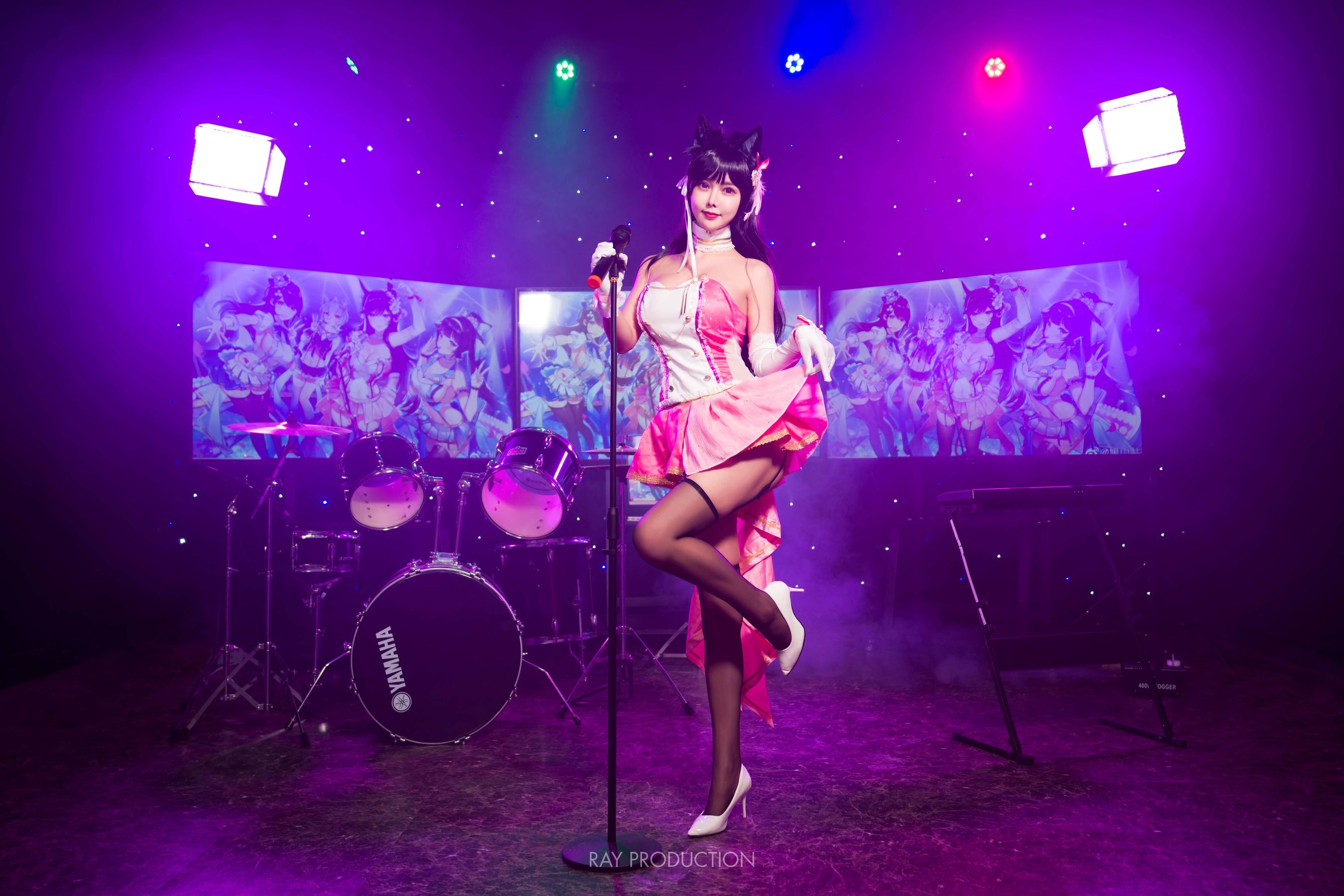 亚马逊鲶鱼 – 爱宕 打歌服 [13P] - 秀人网免费无水印在线套图写真