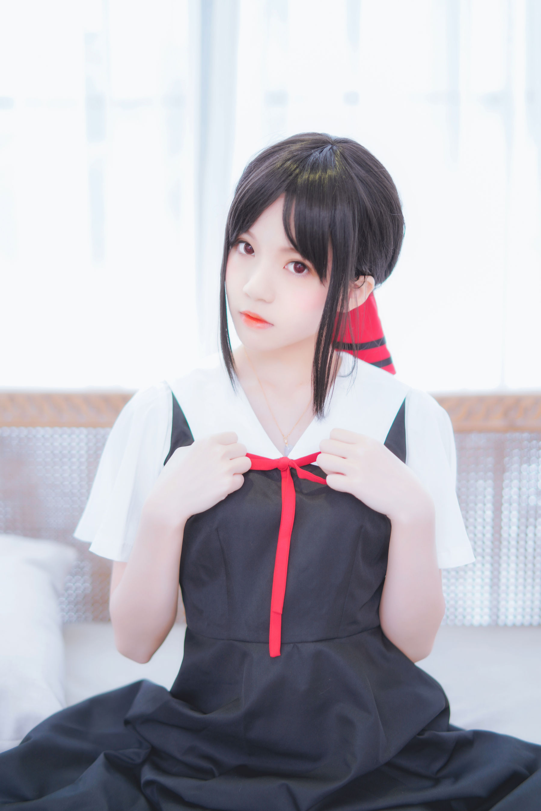 [萝莉COS] 桜桃喵《四宫辉夜》 [10P] - 秀人网免费无水印在线套图写真