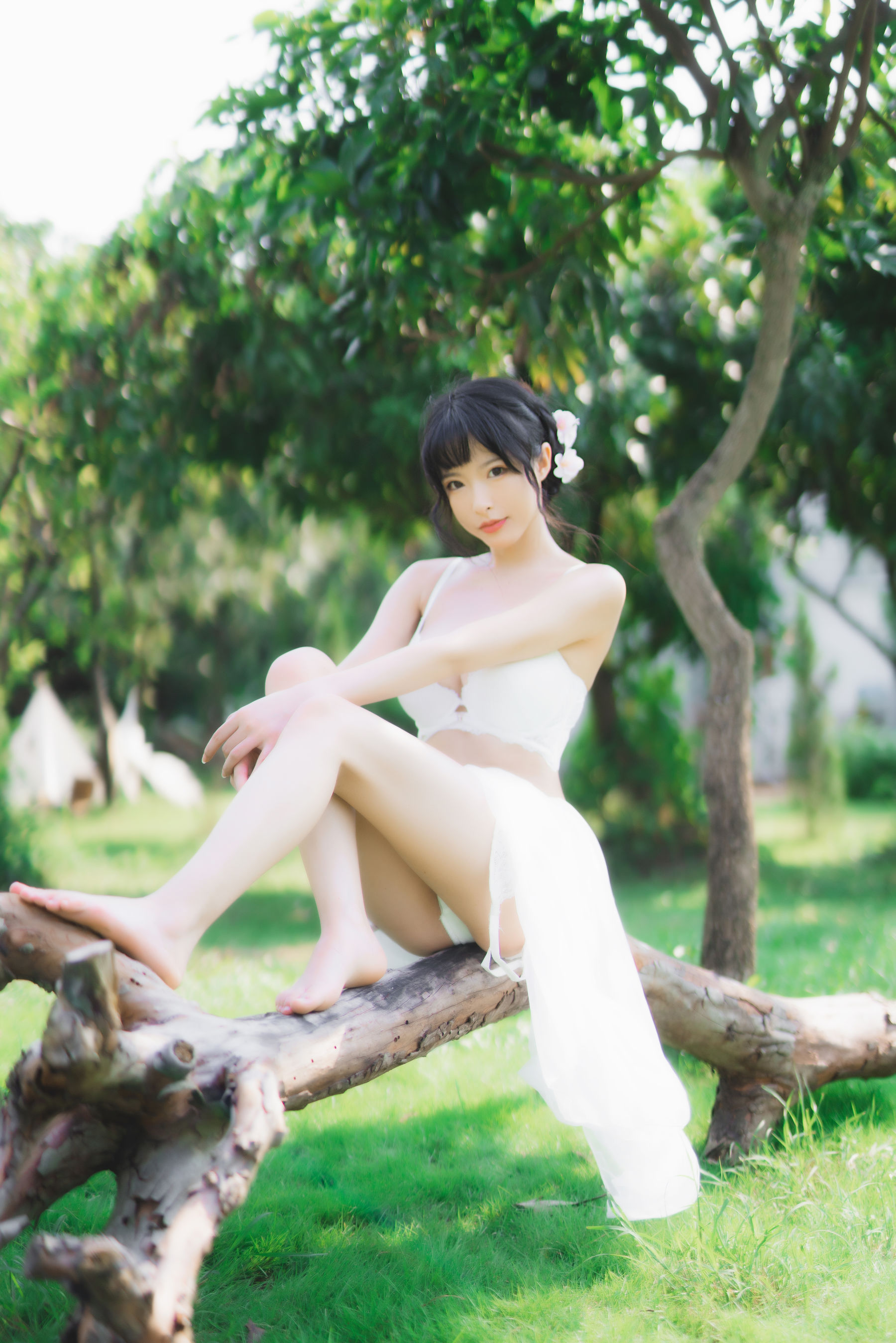 尤物清水由乃 – 蕾丝花园 [34P] 插图10
