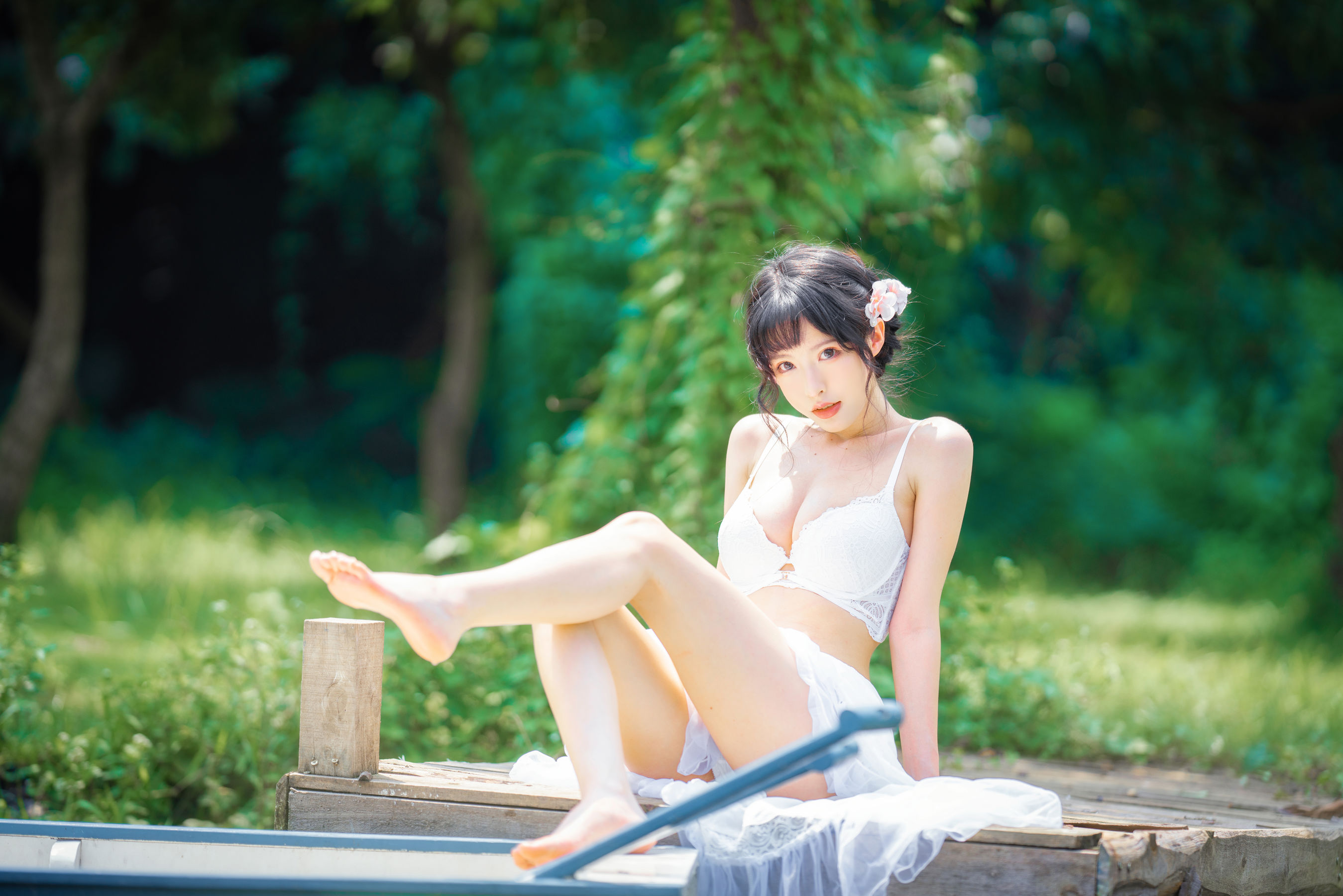 尤物清水由乃 – 蕾丝花园 [34P] 插图5