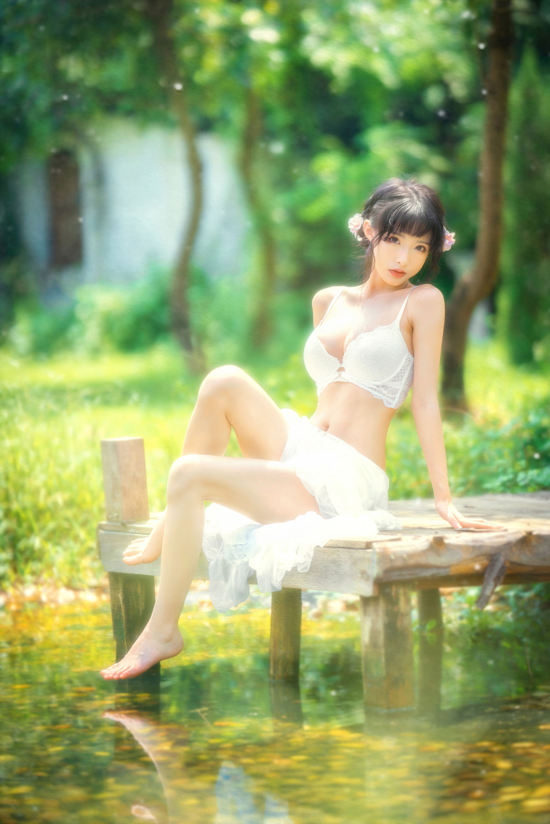 尤物清水由乃 – 蕾丝花园 [34P] 插图2