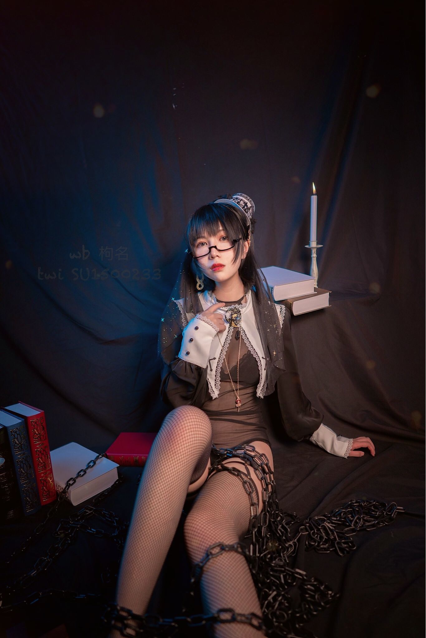 COSER美女逐月su 修女 [58P] - 秀人网免费无水印在线套图写真