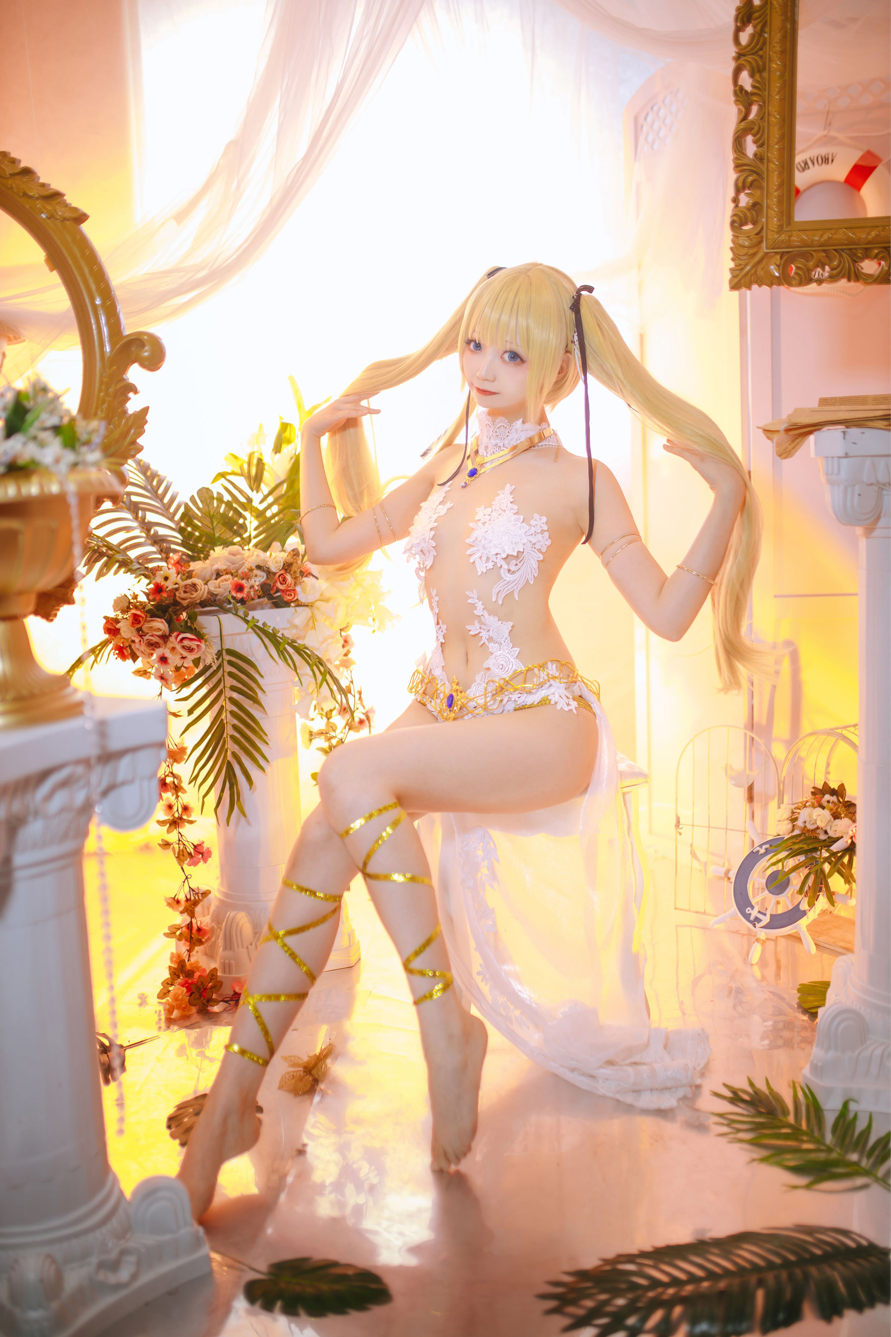 小野寺地瓜 – 玛丽萝丝 天使翅膀 [28P] - 秀人网免费无水印在线套图写真