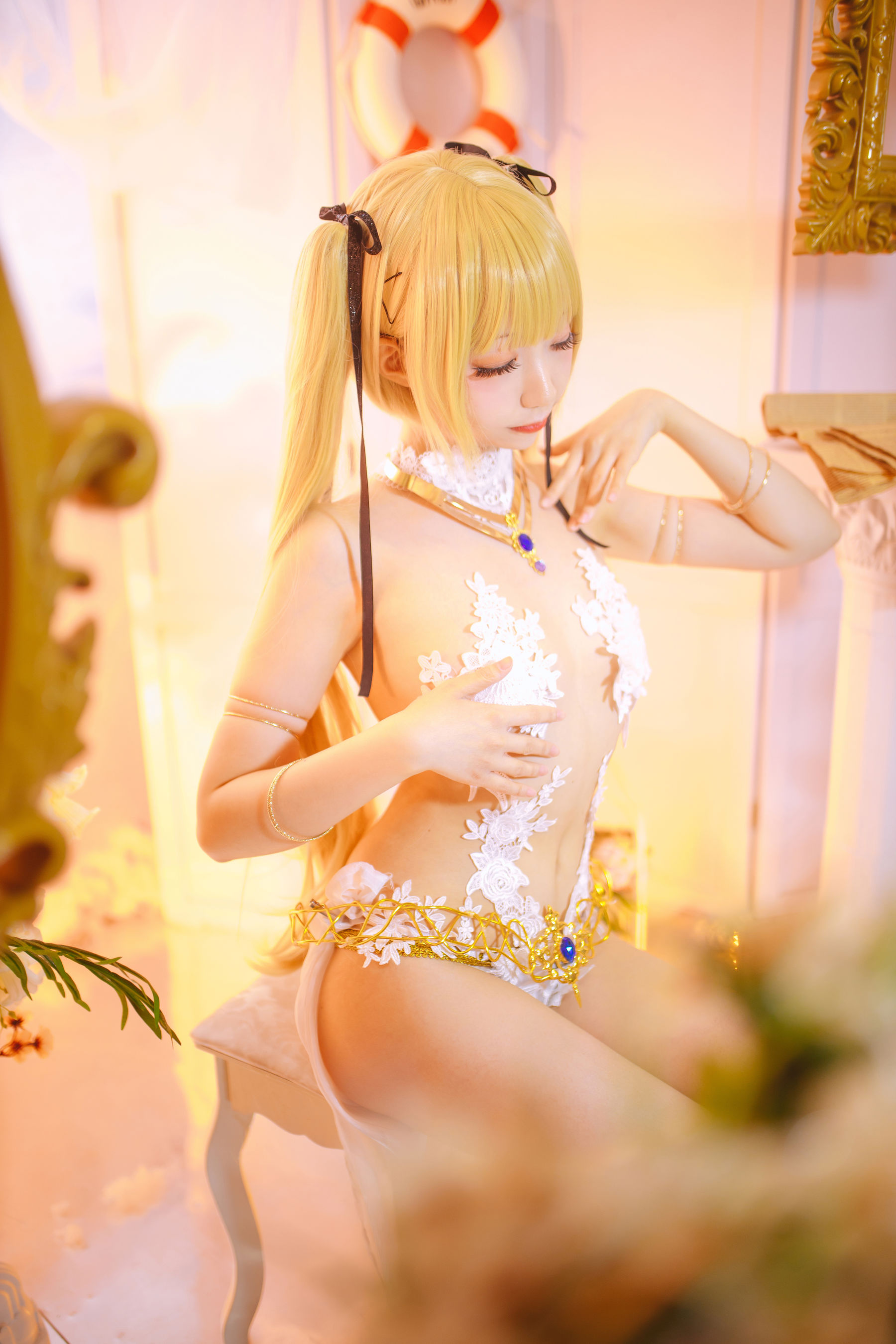 小野寺地瓜 – 玛丽萝丝 天使翅膀 [28P] - 秀人网免费无水印在线套图写真