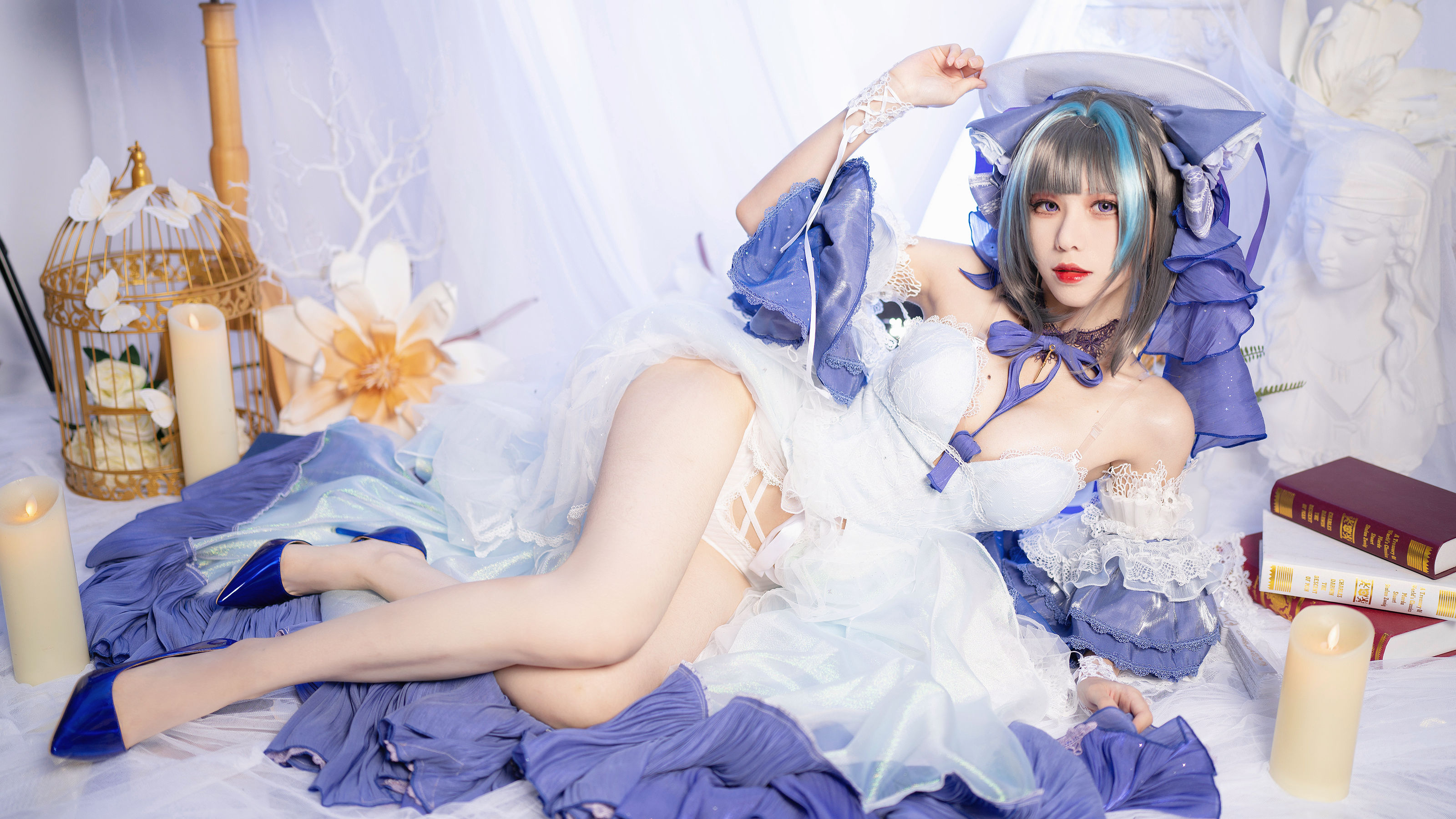 骨牙路子野 – 一月舰长 柴郡 [14P] - 秀人网免费无水印在线套图写真