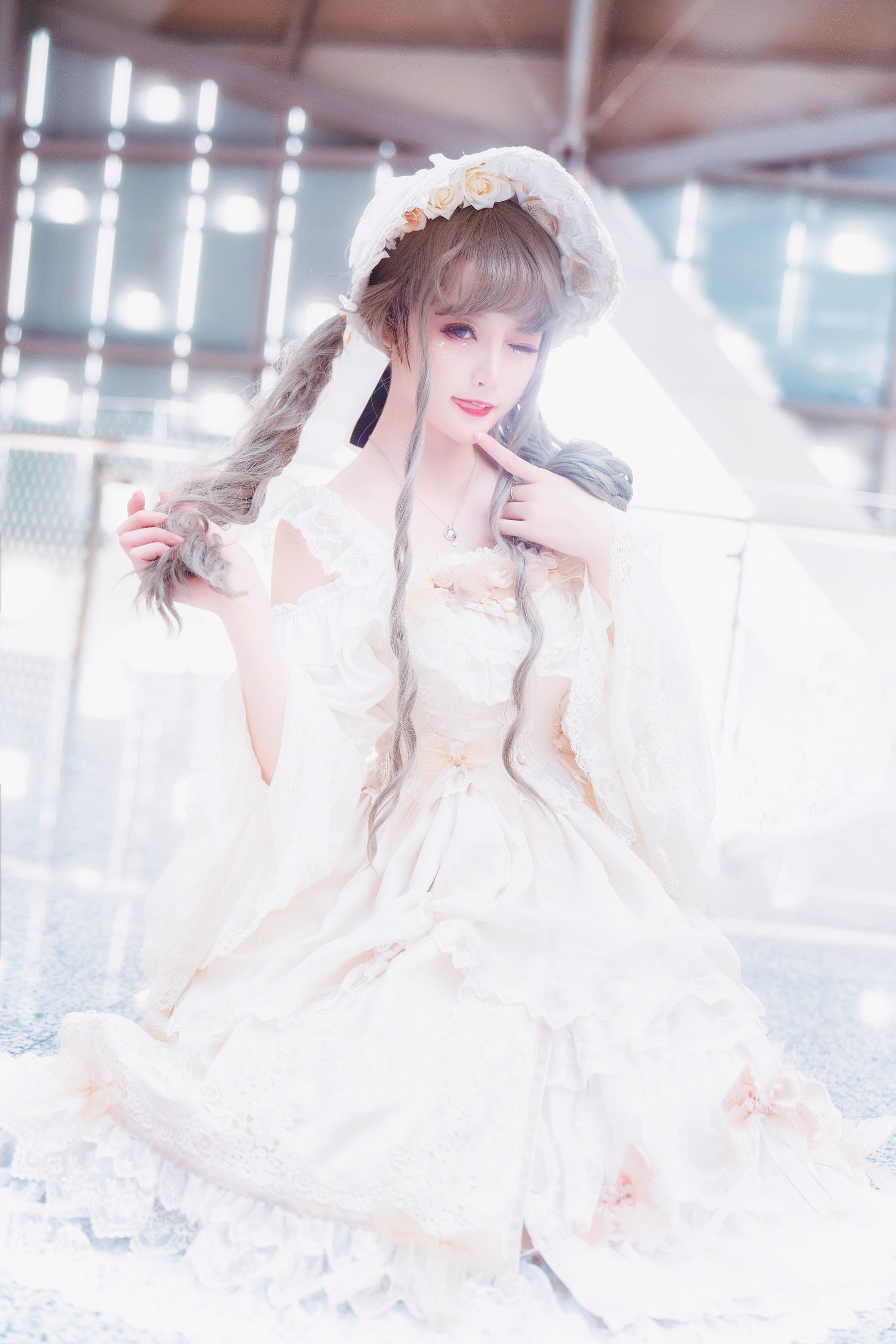 [Cosplay写真] 萌宠博主yui金鱼 – Lolita [15P] - 秀人网免费无水印在线套图写真