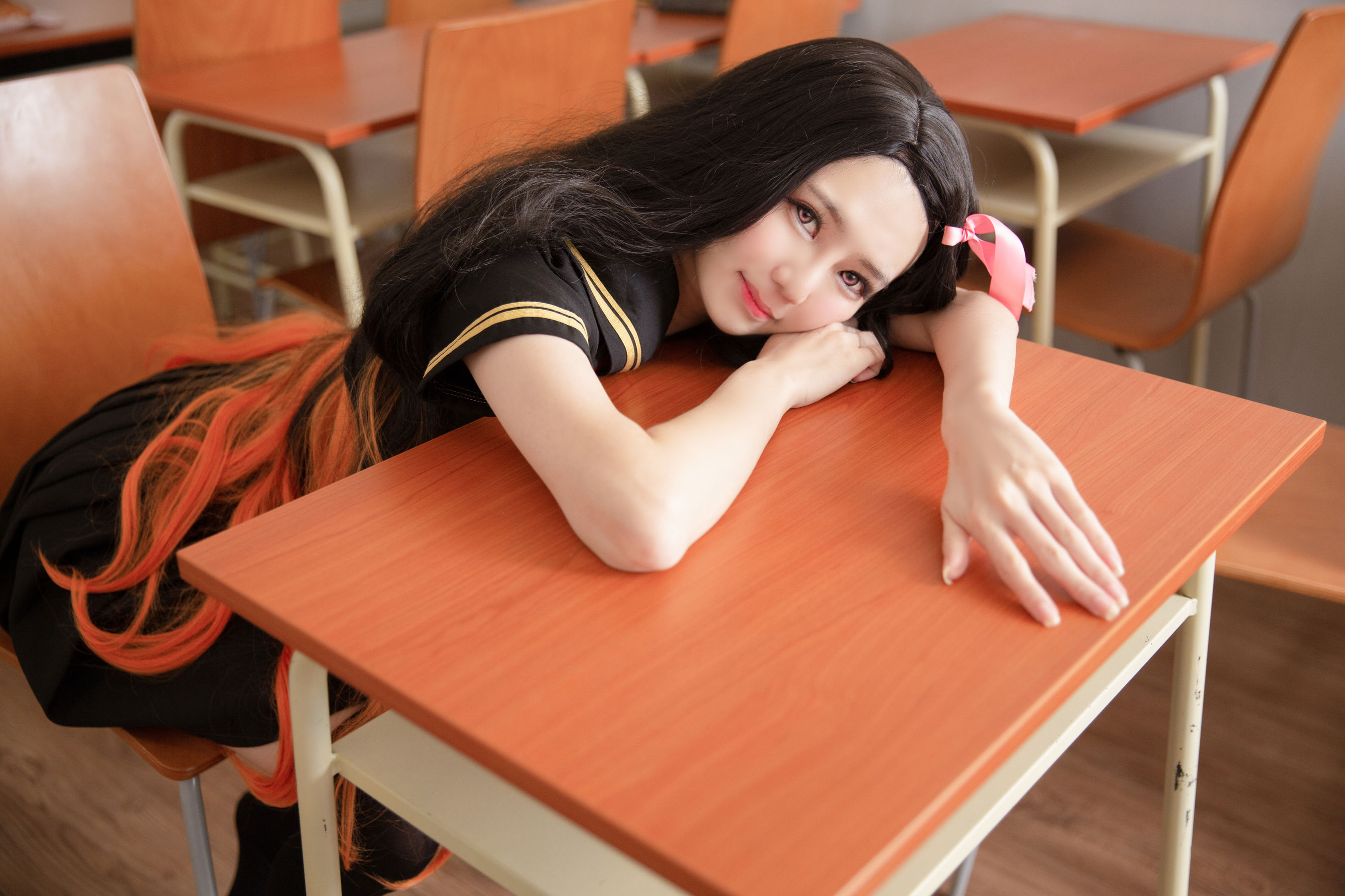 Sally Dorasnow – Nezuko School [19P] - 秀人网免费无水印在线套图写真