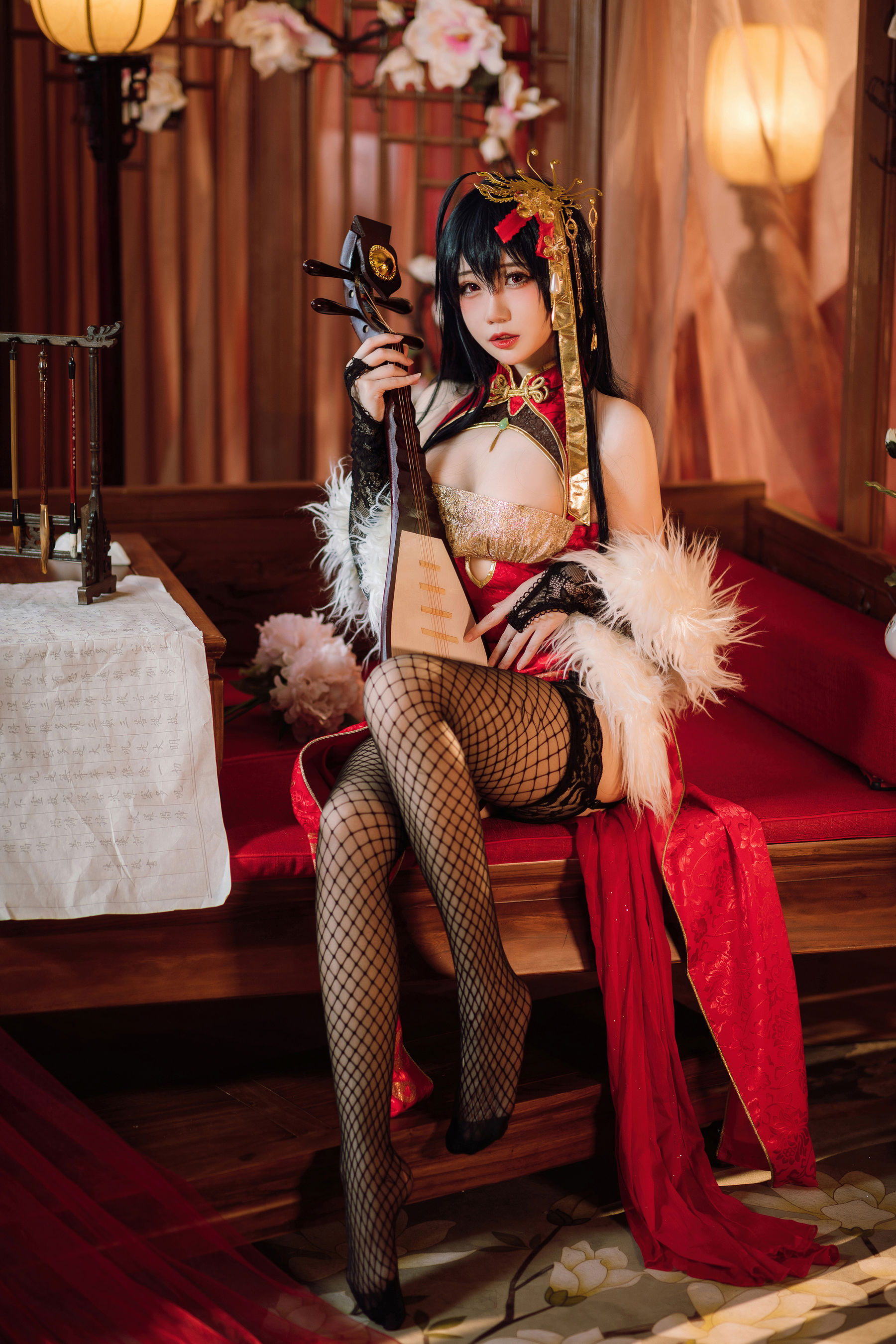 焖焖碳 – 大凤旗袍 [20P] - 秀人网免费无水印在线套图写真