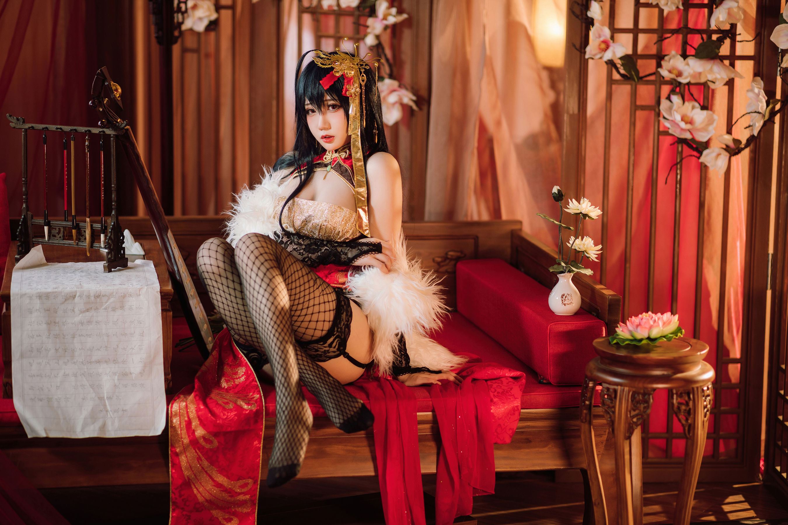 焖焖碳 – 大凤旗袍 [20P] - 秀人网免费无水印在线套图写真