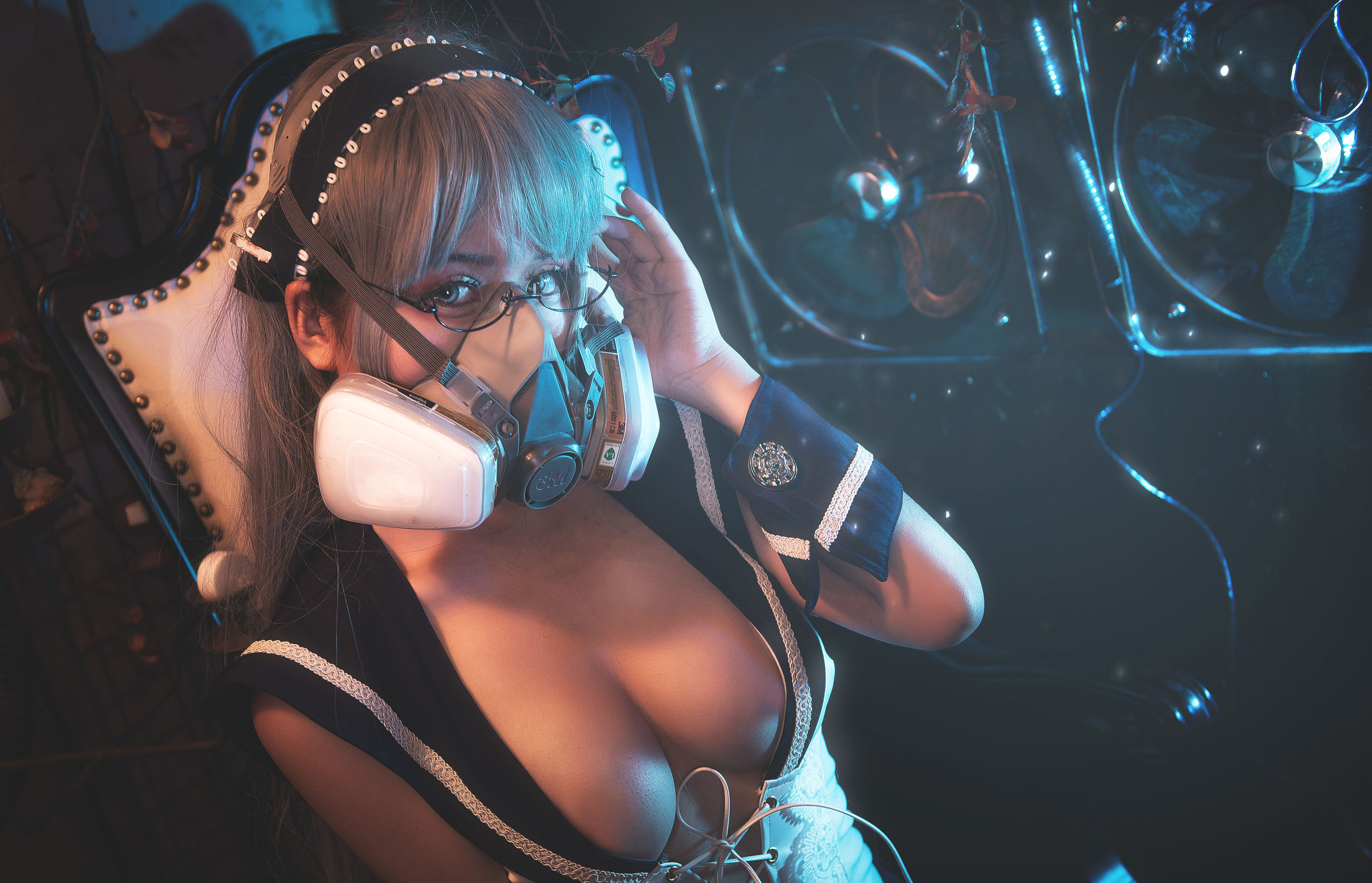 一笑芳香沁写真 – JK赛博 [9P] - 秀人网免费无水印在线套图写真