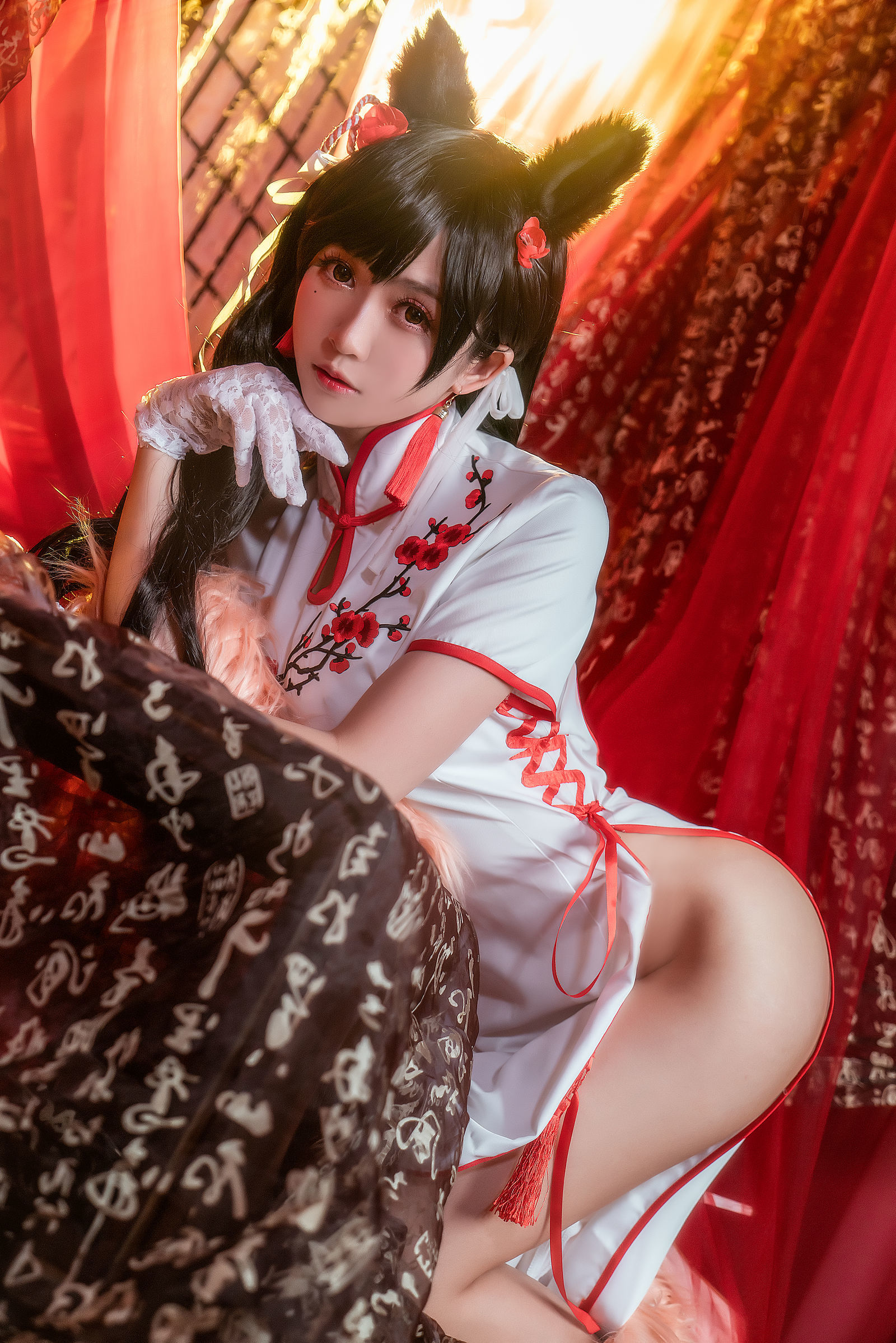 [萝莉COS] 鳗鱼霏儿 – 碧蓝航线 旗袍 [14P] - 秀人网免费无水印在线套图写真