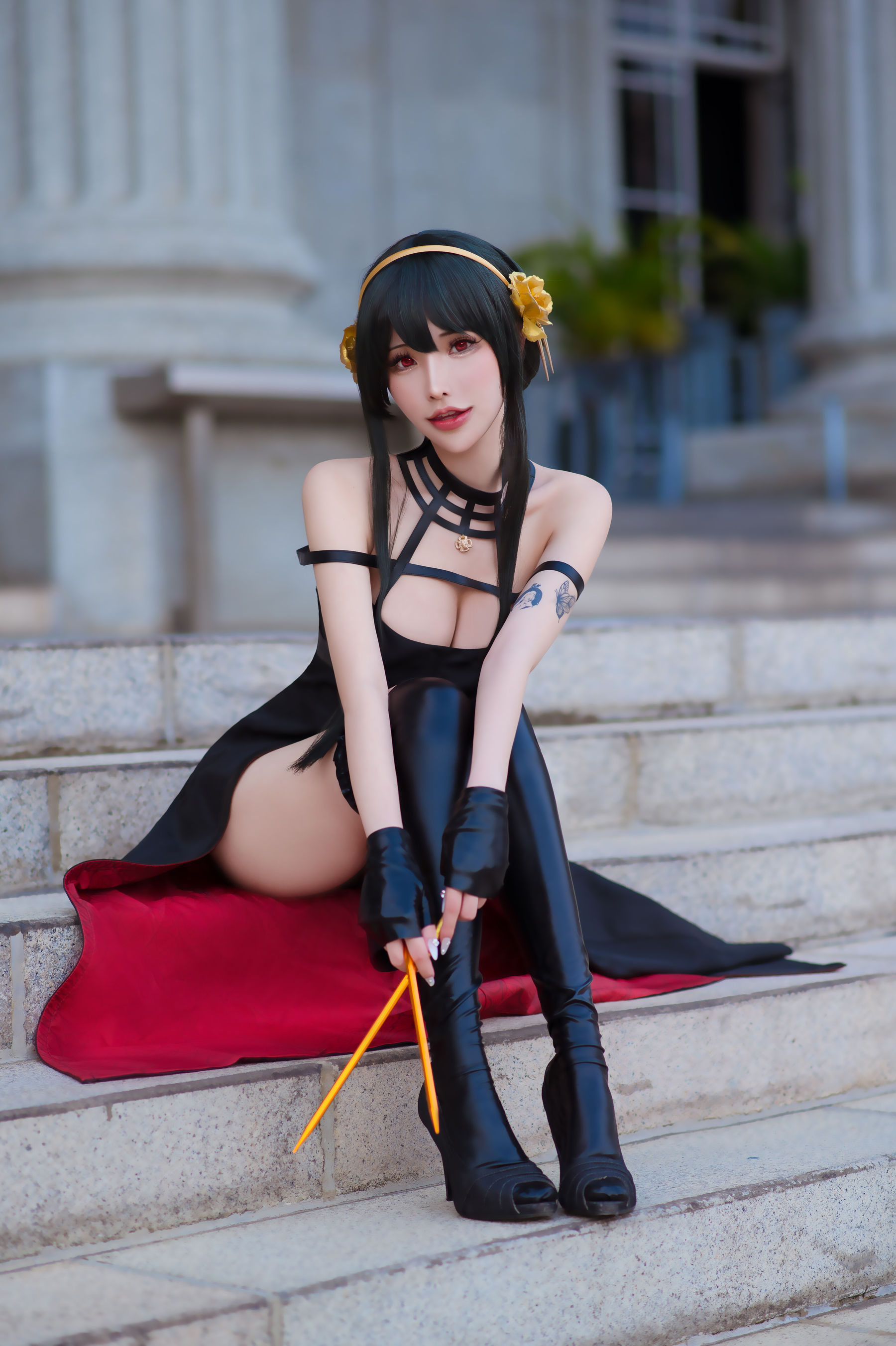 花リリ(Plant Lily) – Yor Forger [18P] - 秀人网免费无水印在线套图写真